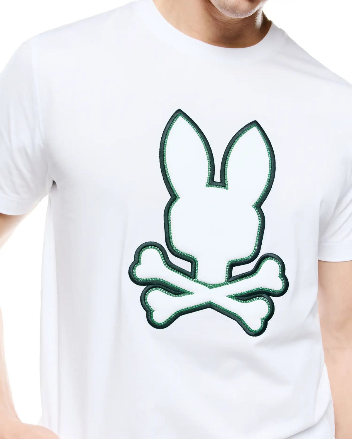 Men's Psycho Bunny Bruno Graphic Tee White