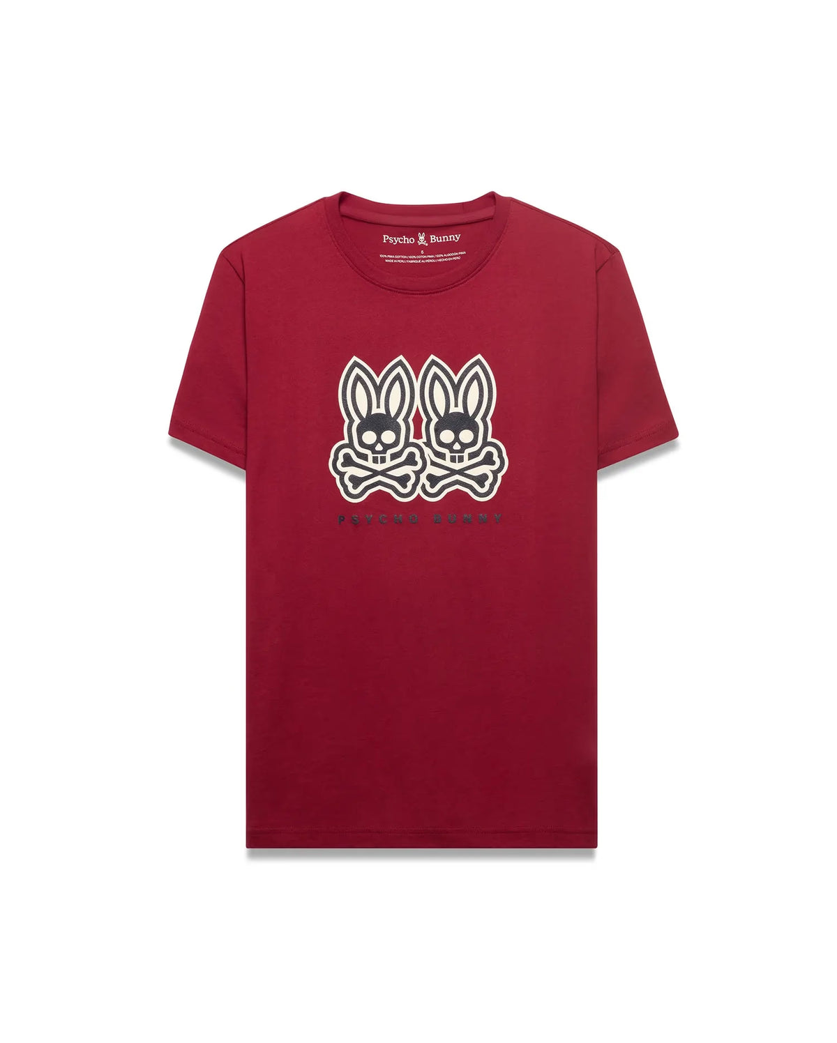 Men's Psycho Bunny Ledger Graphic Tee Rumba Red