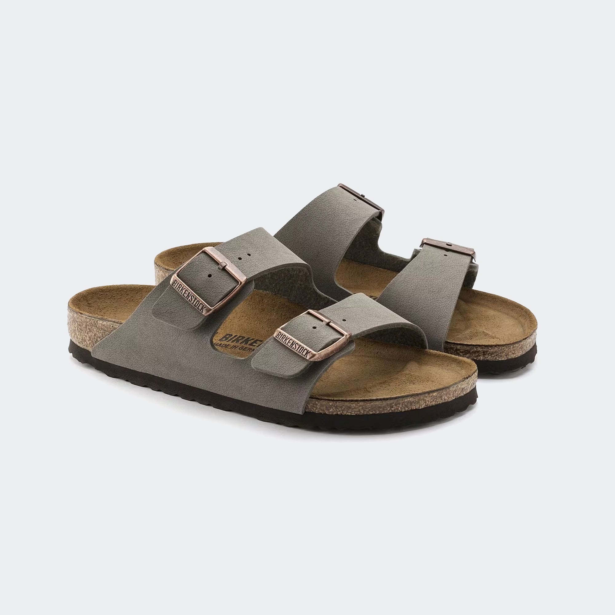 Men's BIRKENSTOCK Arizona Birkubuc Stone