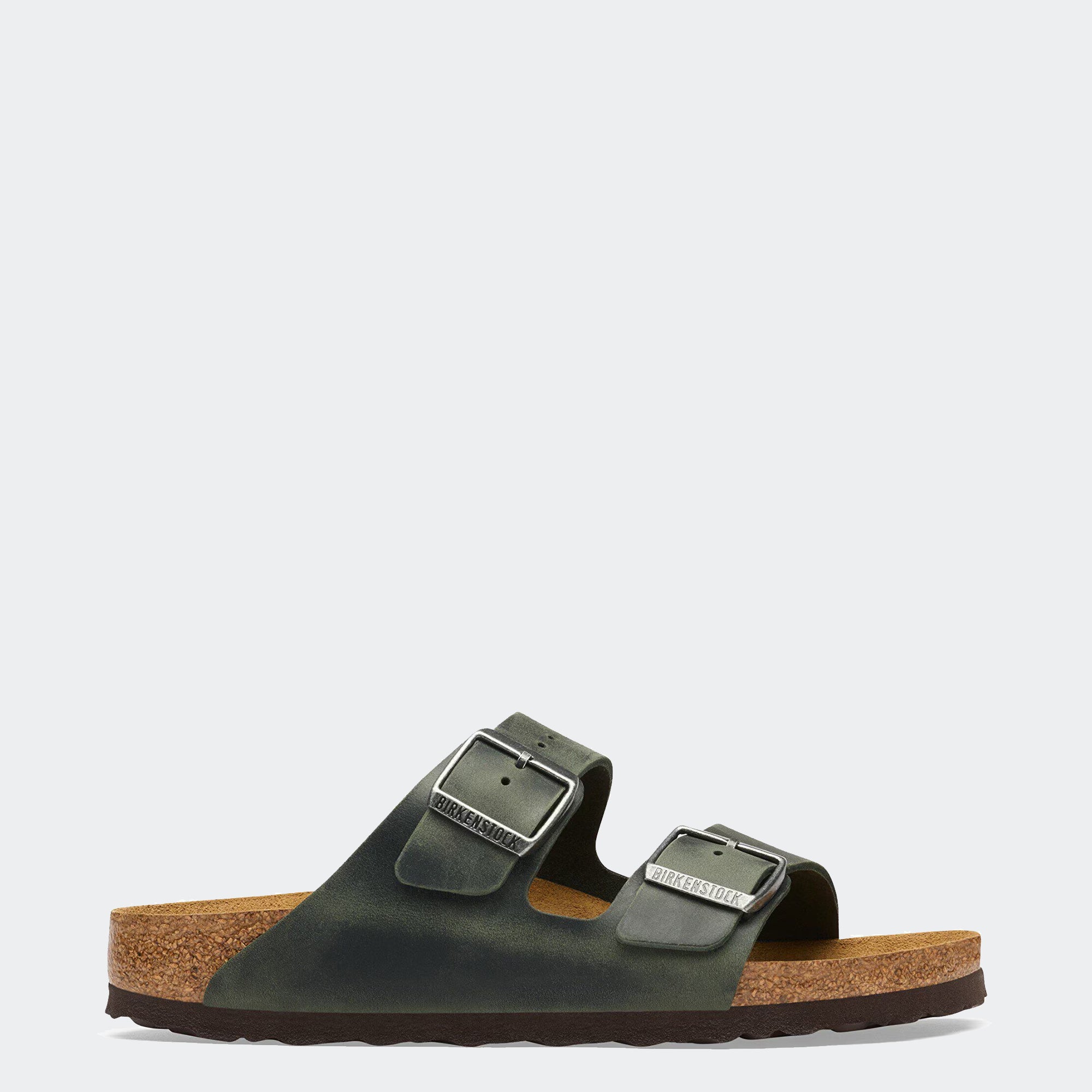 Men's BIRKENSTOCK Arizona Oiled Leather Thyme