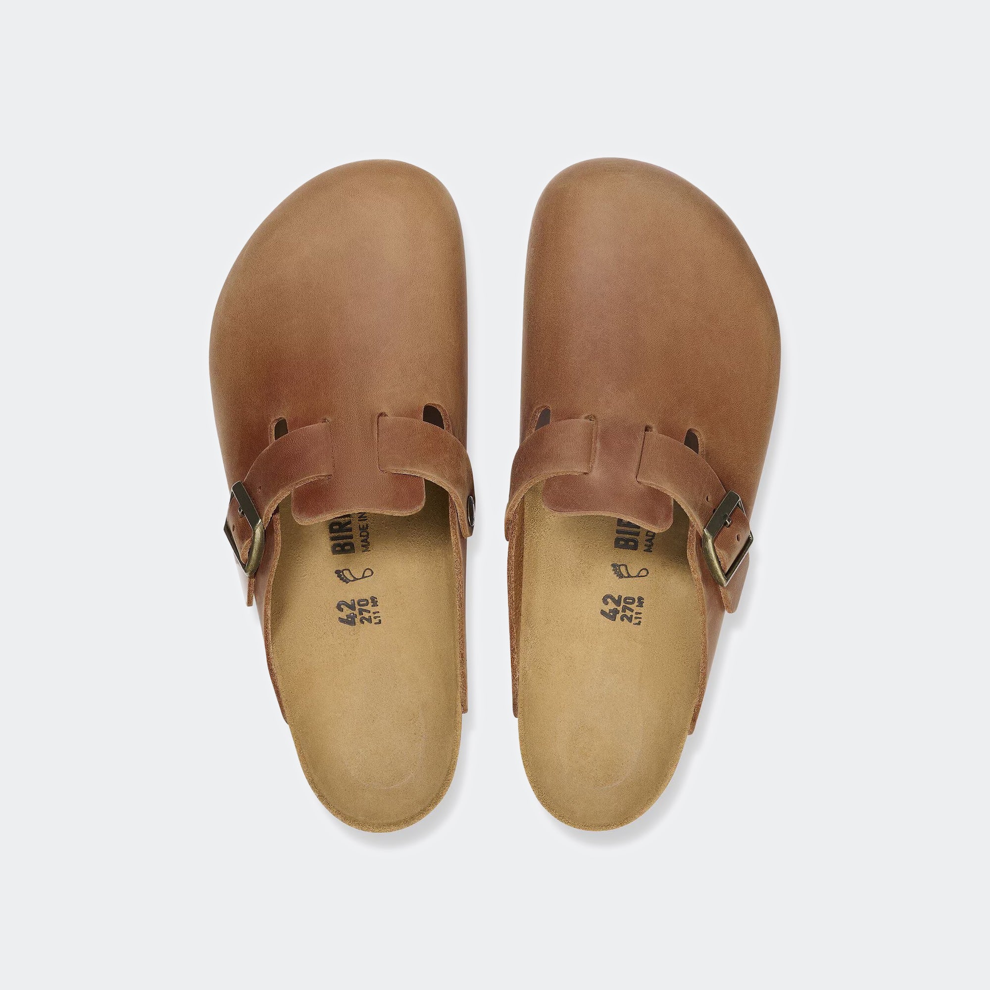 Men's BIRKENSTOCK Boston Oiled Leather Cognac