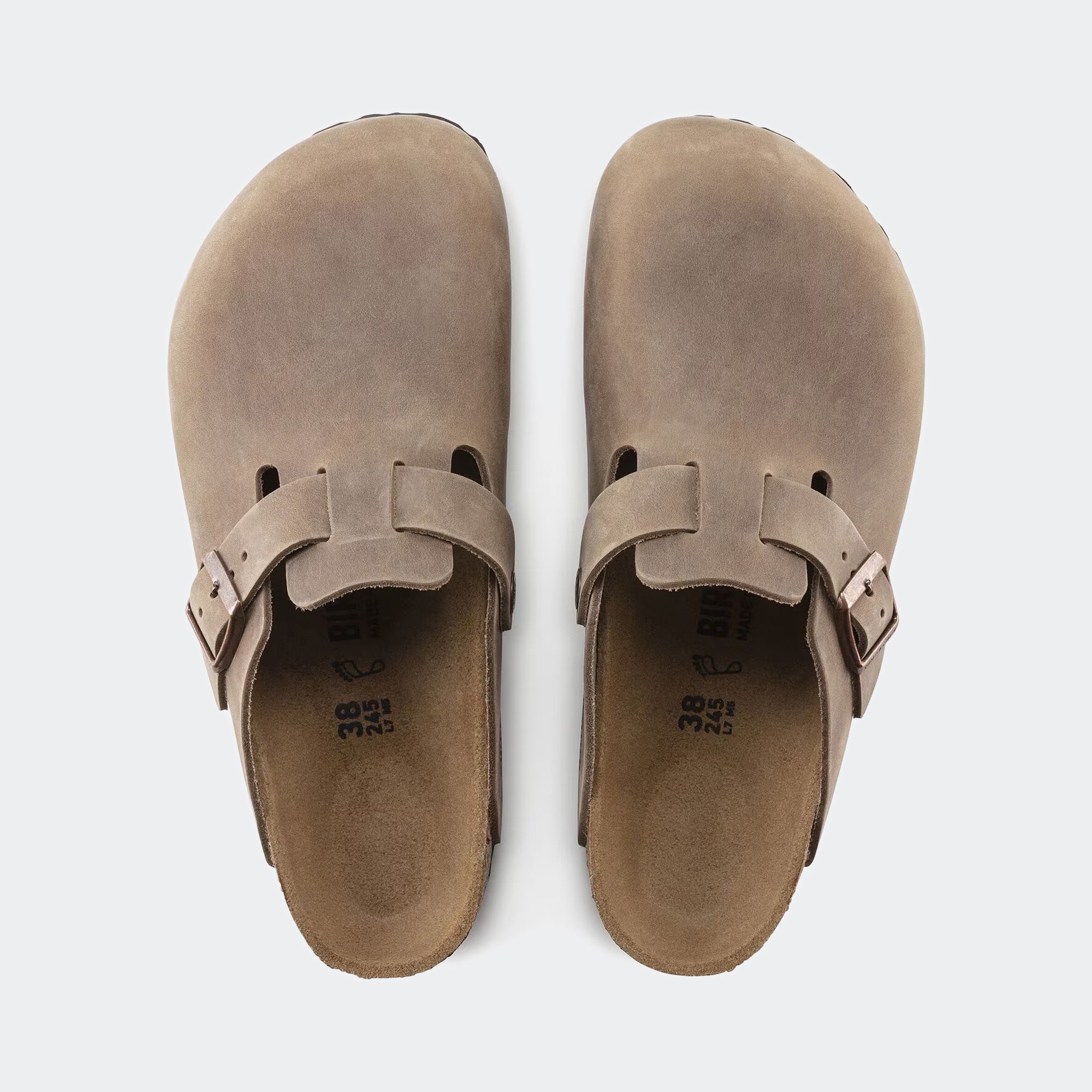 Men's BIRKENSTOCK Boston Oiled Leather Tobacco Brown