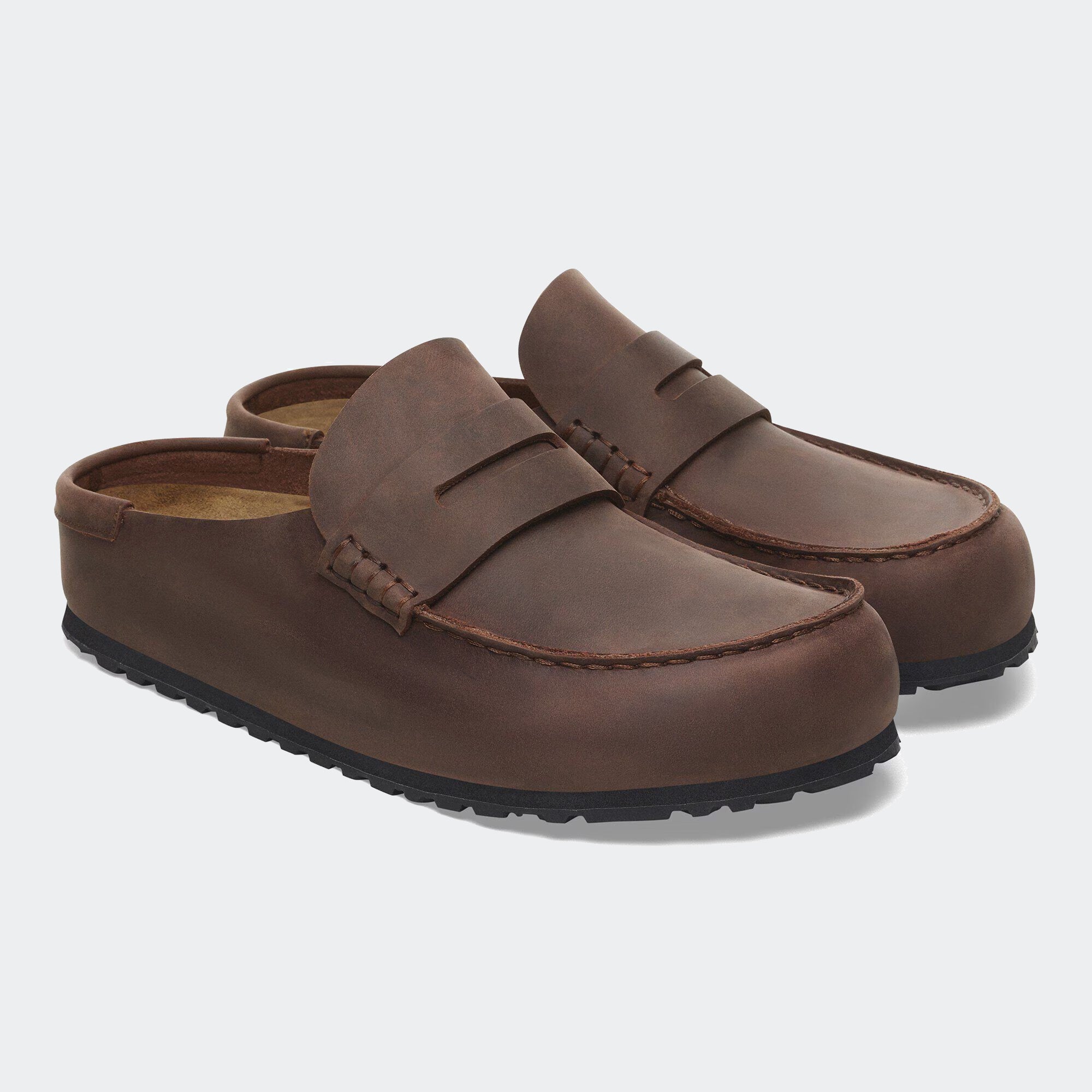 Men's BIRKENSTOCK Naples Wrapped Oiled Leather Clog Habana