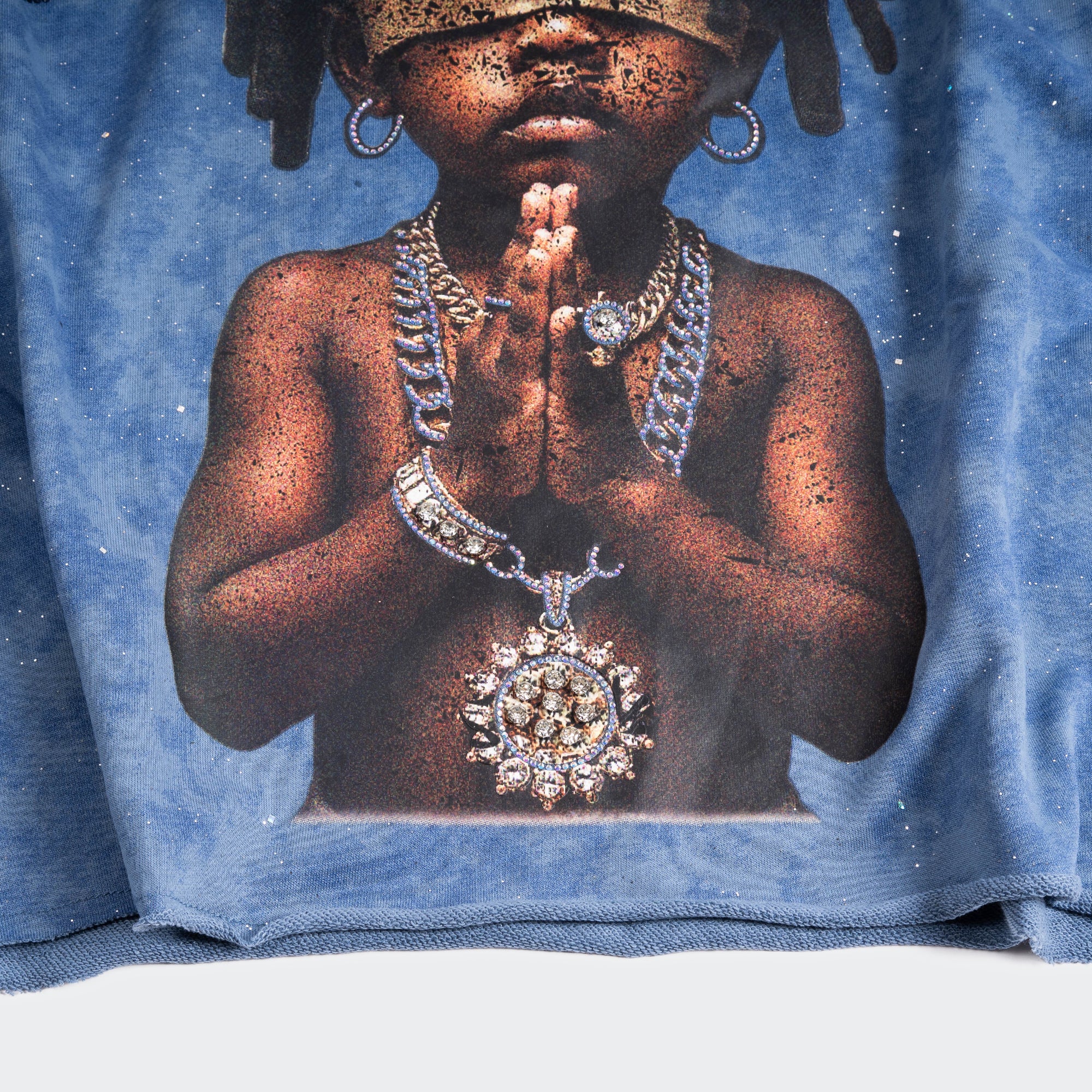 Men's BKYS Saint Short Sleeve Tee Washed Blue