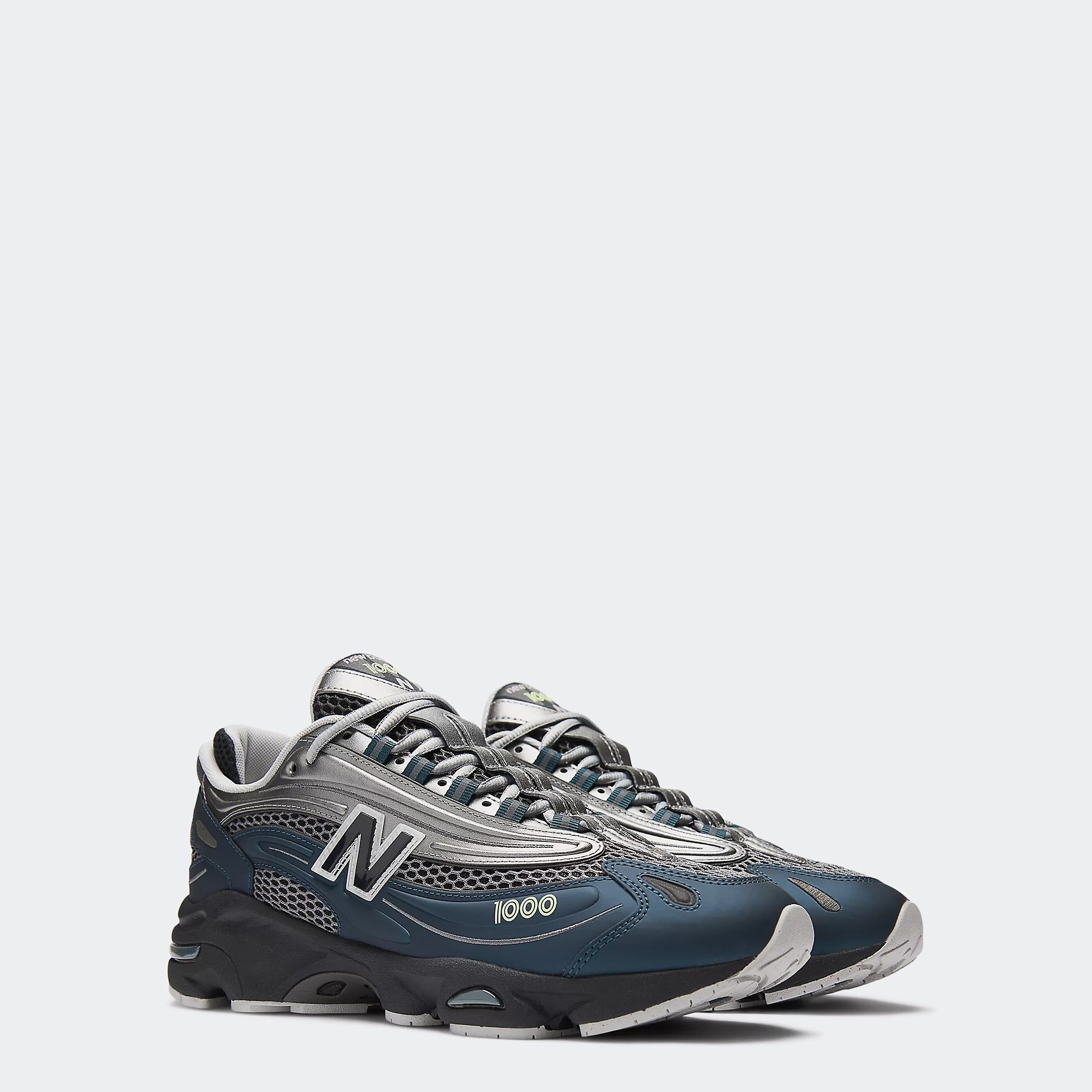 Men's New Balance 1000 Shoes Deep Ocean / Dark Silver Metallic
