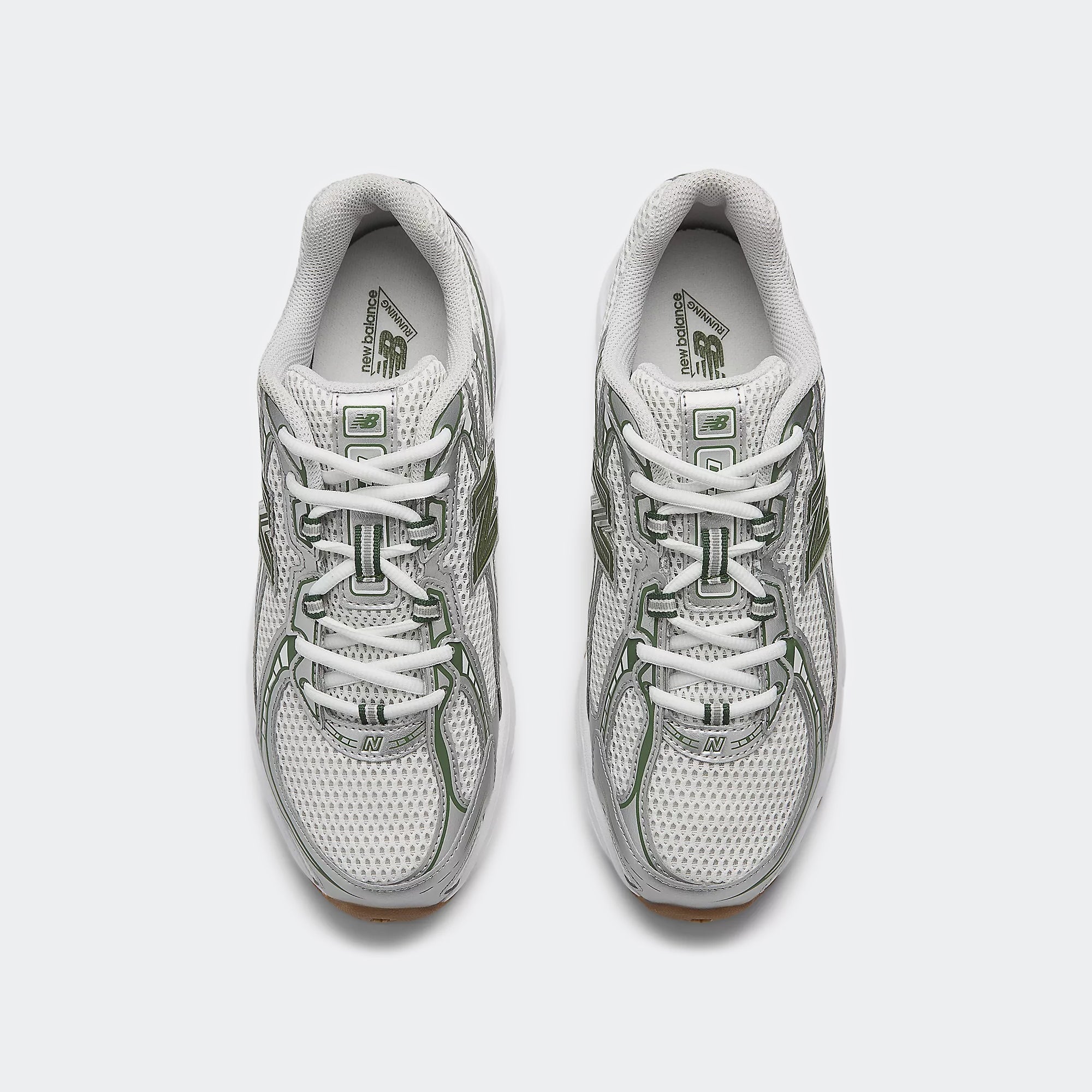 Men's New Balance 740 Shoes Grey Matter / Dark Alpine Green / Reflection