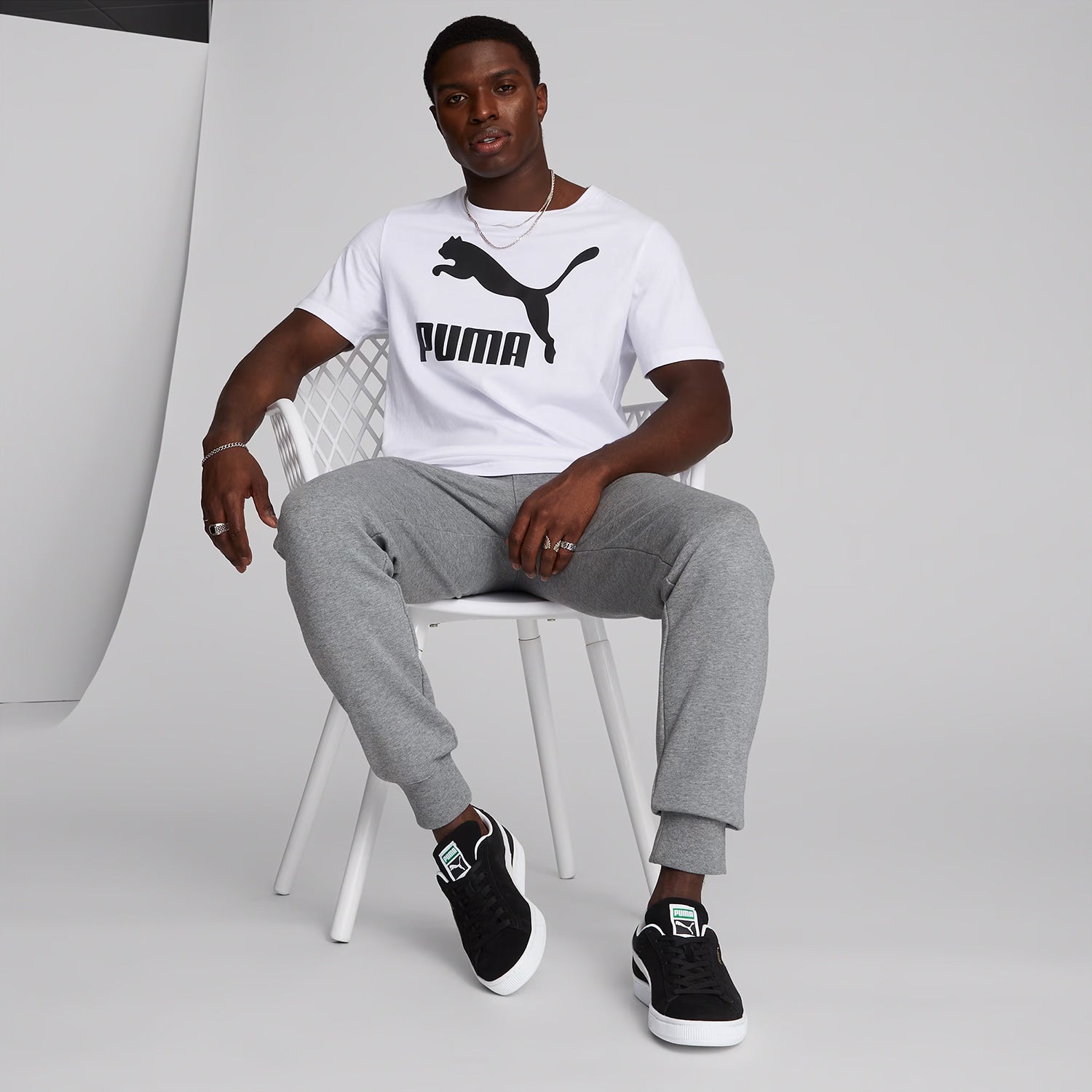 Men's PUMA Suede Classic XXI Shoes Black