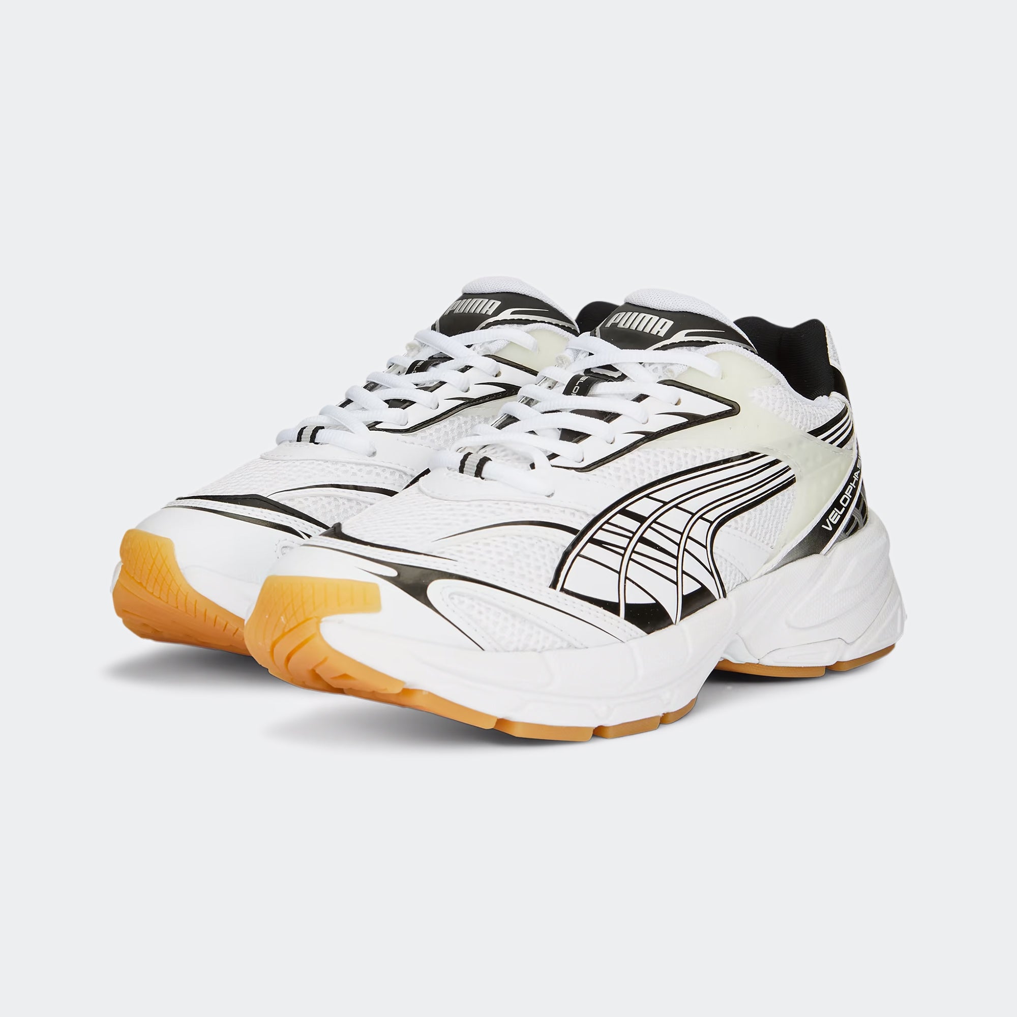 Men's PUMA Velophasis Technisch Shoes White Black