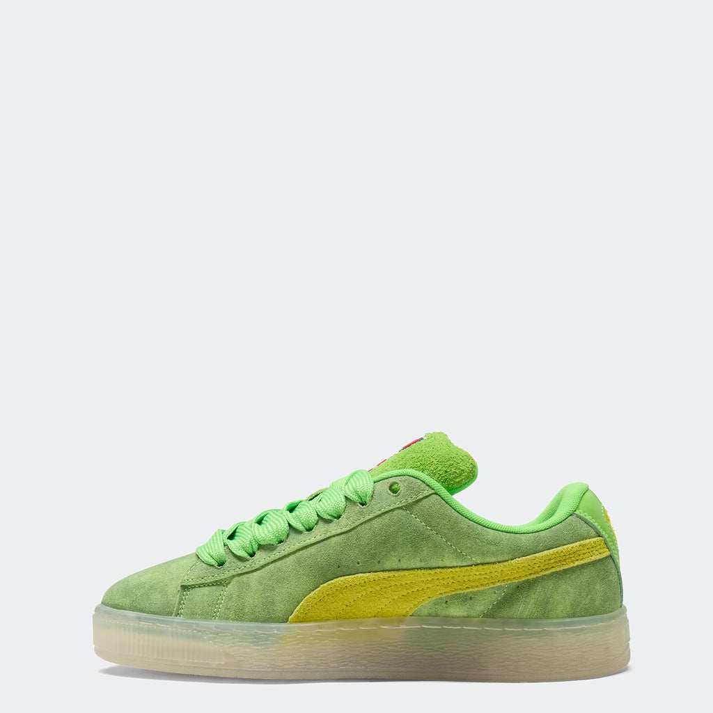 Men's PUMA x Ghostbusters Suede XL Slimer Sneakers Green