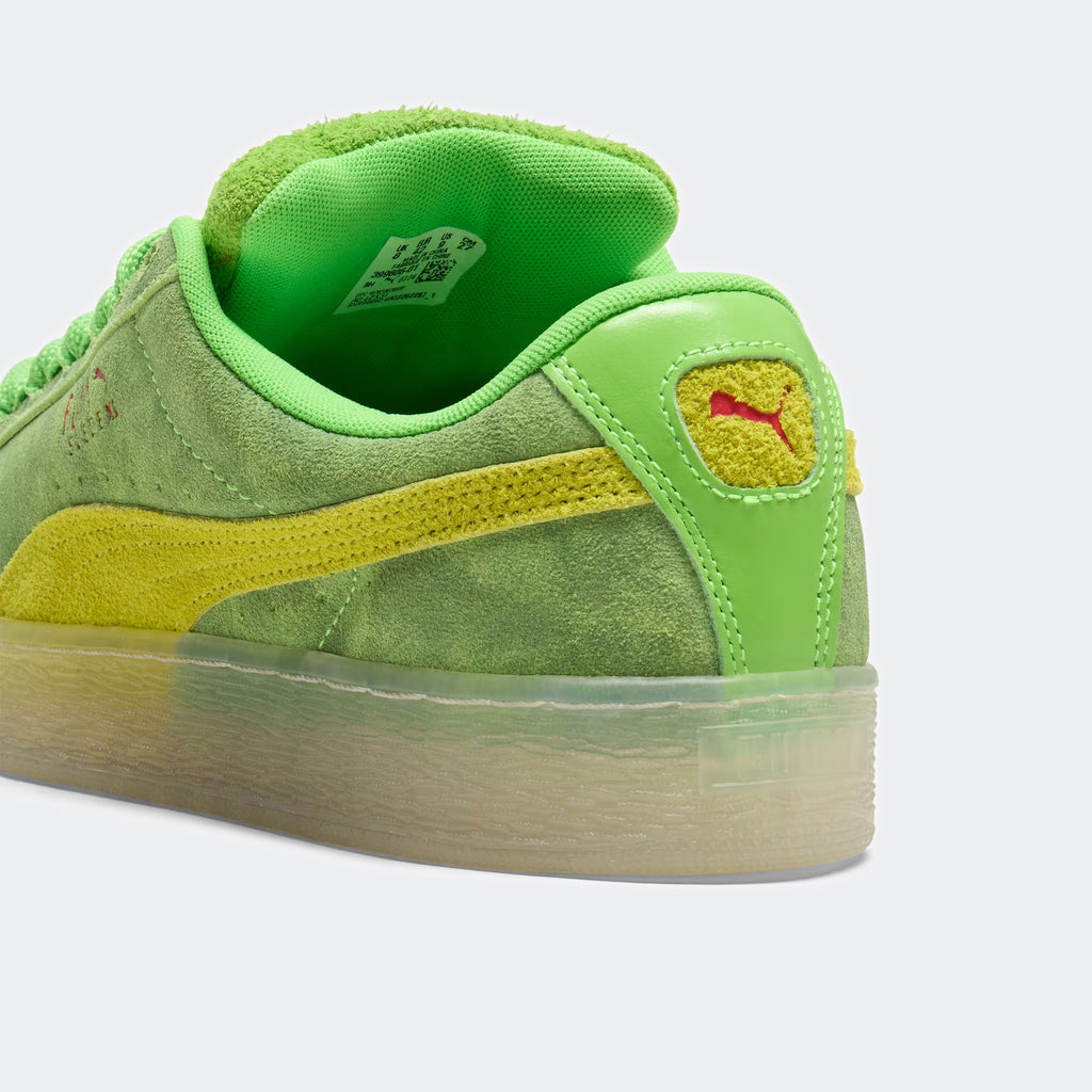 Men's PUMA x Ghostbusters Suede XL Slimer Sneakers Green