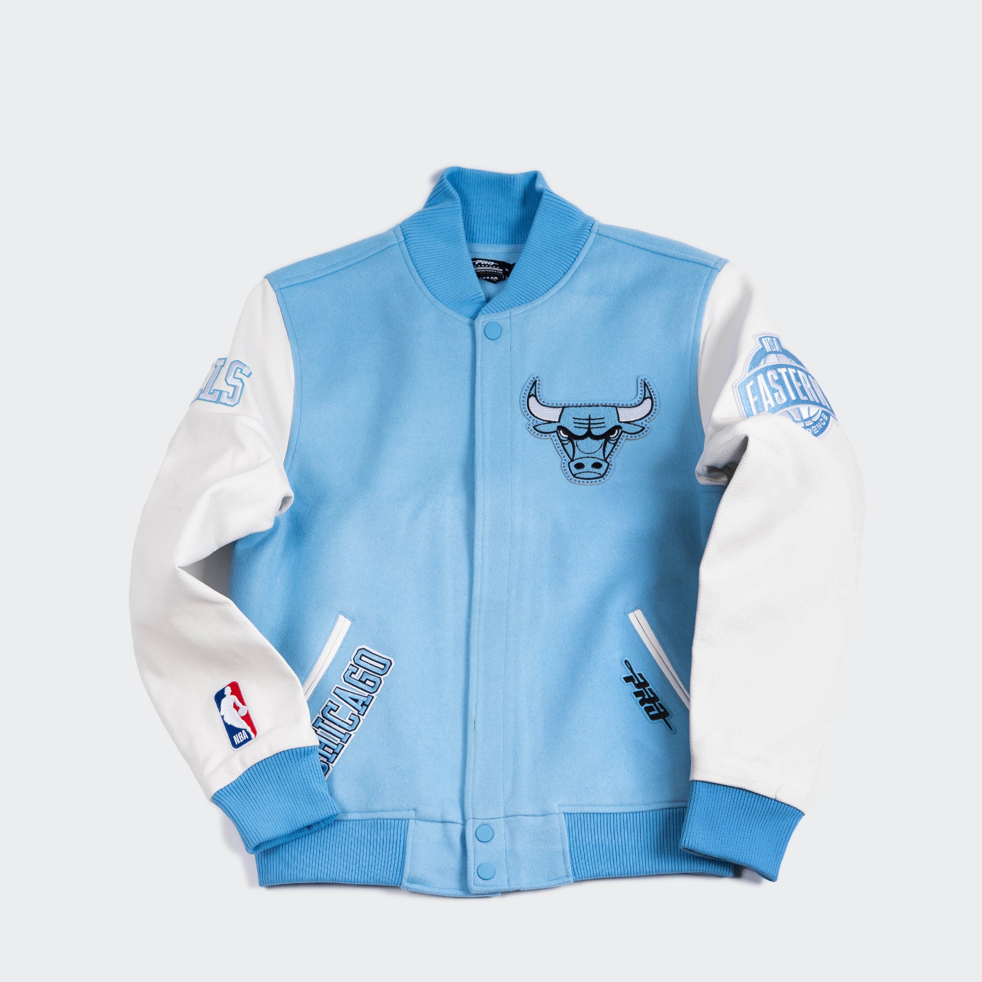 Men’s Pro Standard Chicago Bulls Varsity Jacket University Blue / White