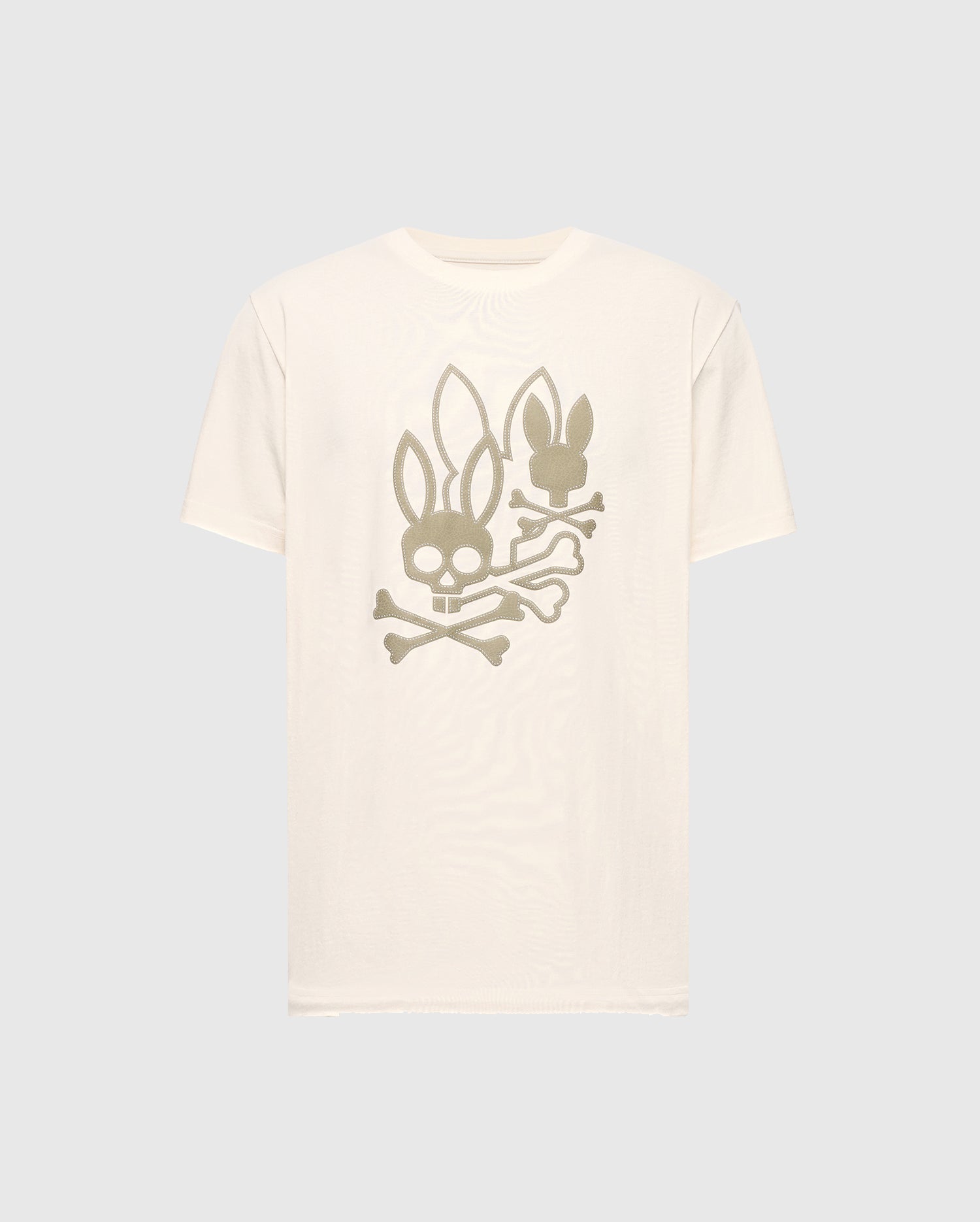 Men's Psycho Bunny Aussie Graphic Tee White Cap Grey