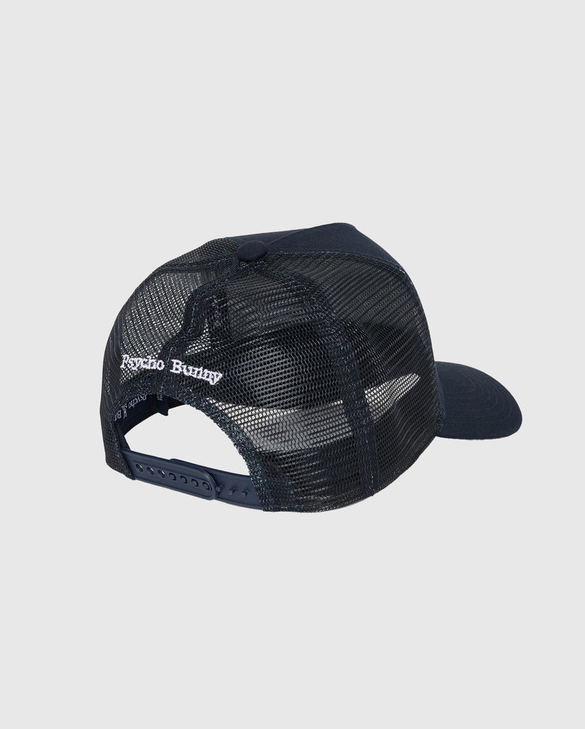 Men's Psycho Bunny Coleman Trucker Cap Navy