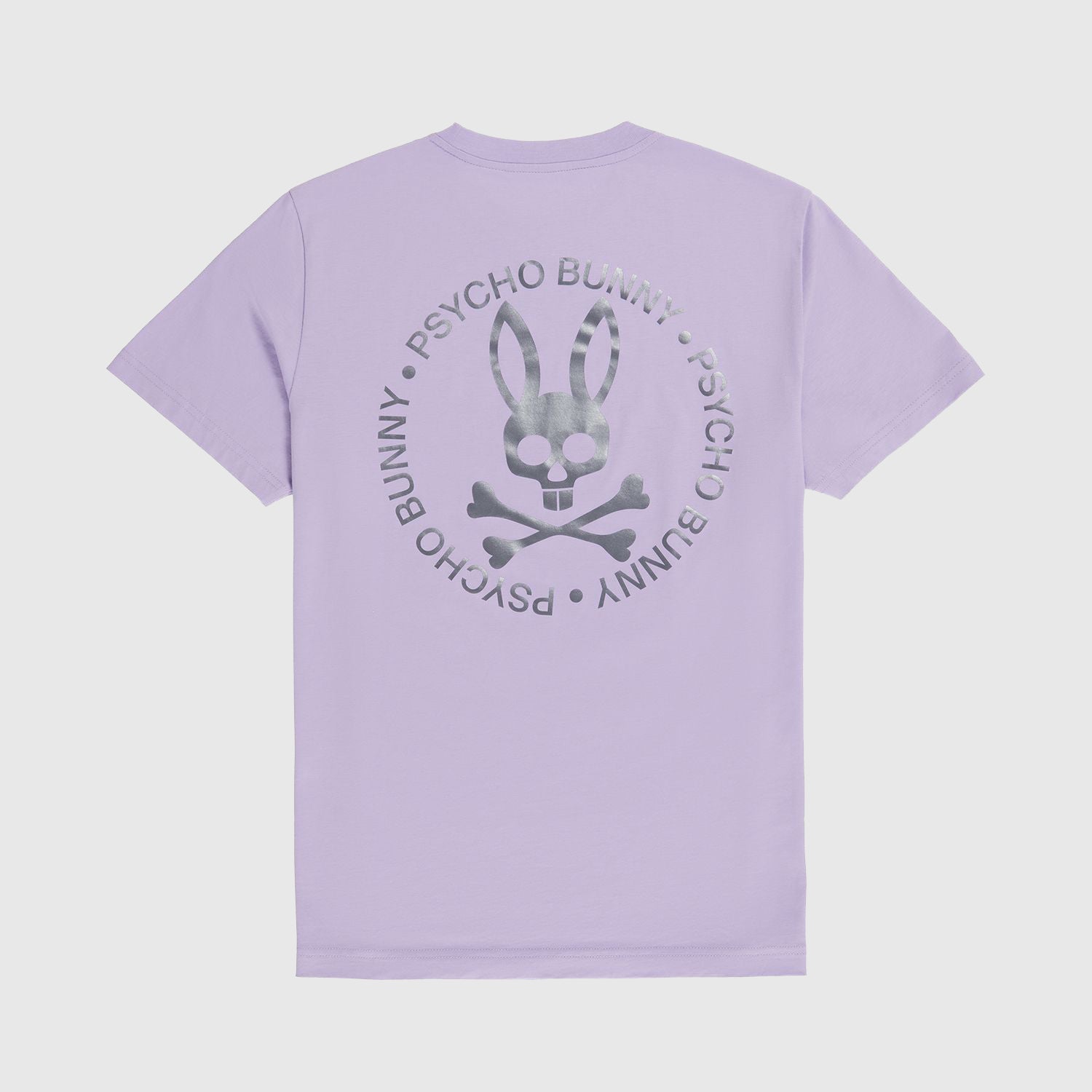 Men's Psycho Bunny Crosby Reflective Print Graphic Tee Digital Lavender