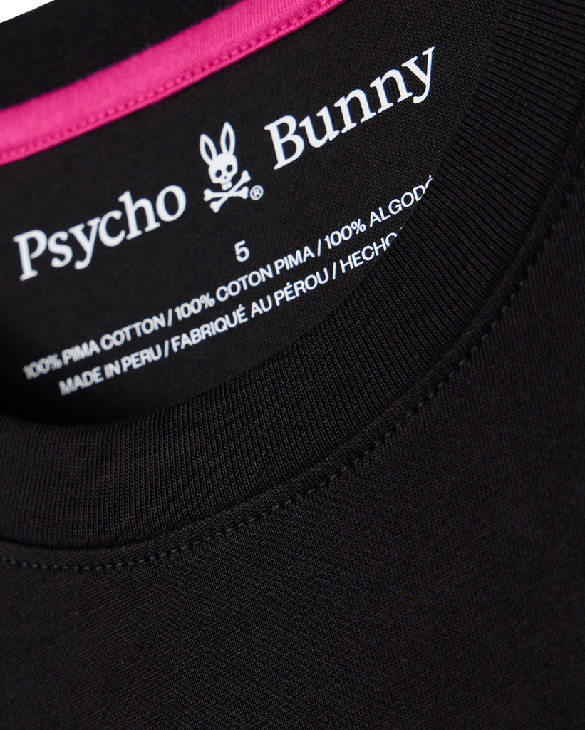 Men's Psycho Bunny London Embroidered Tee Black