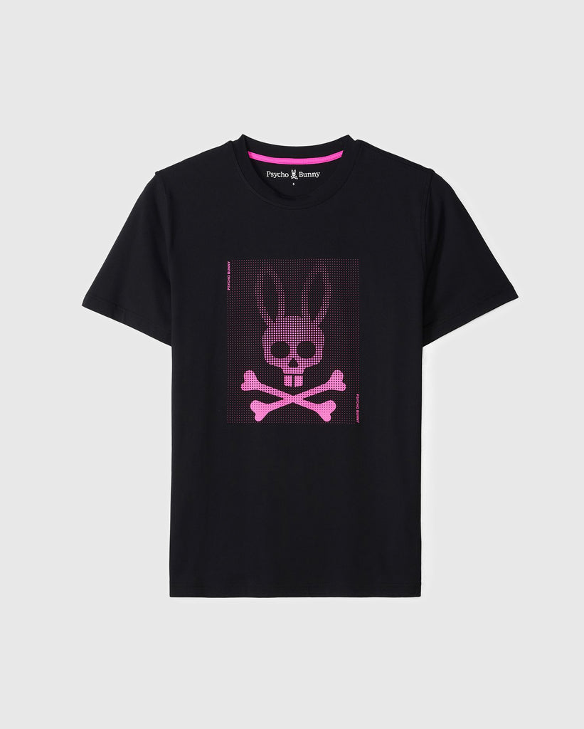 Men's Psycho Bunny Maxwell Sport Graphic Tee Black