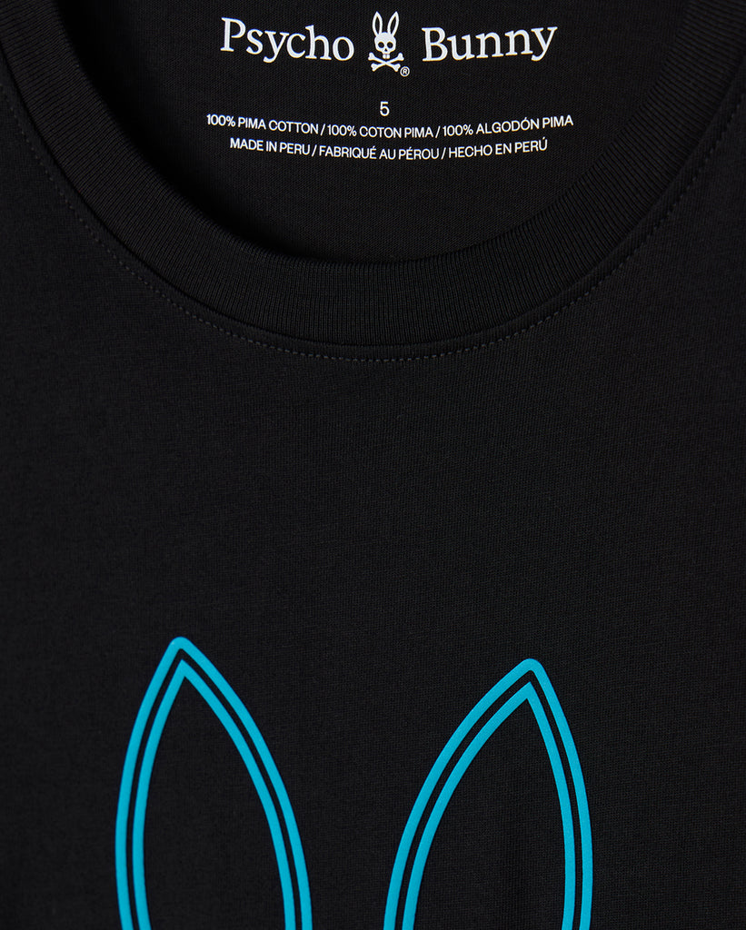 Men's Psycho Bunny Richardson Graphic Tee Black