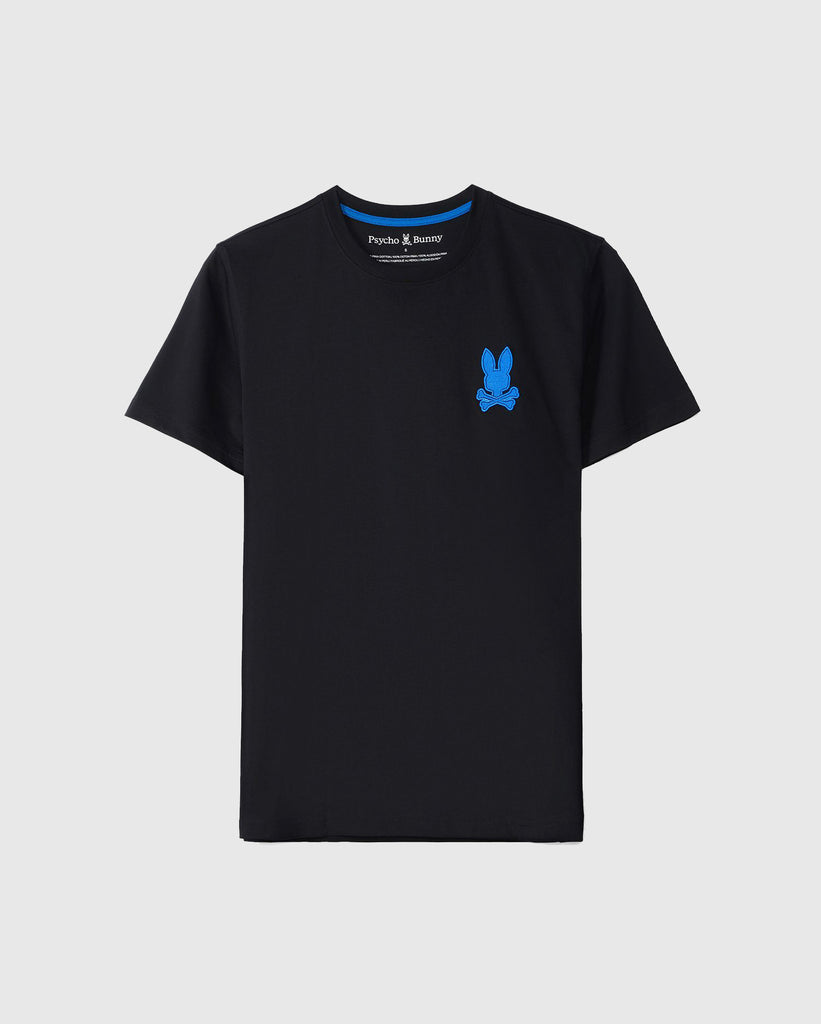 Men's Psycho Bunny Walter Back Graphic Tee Black