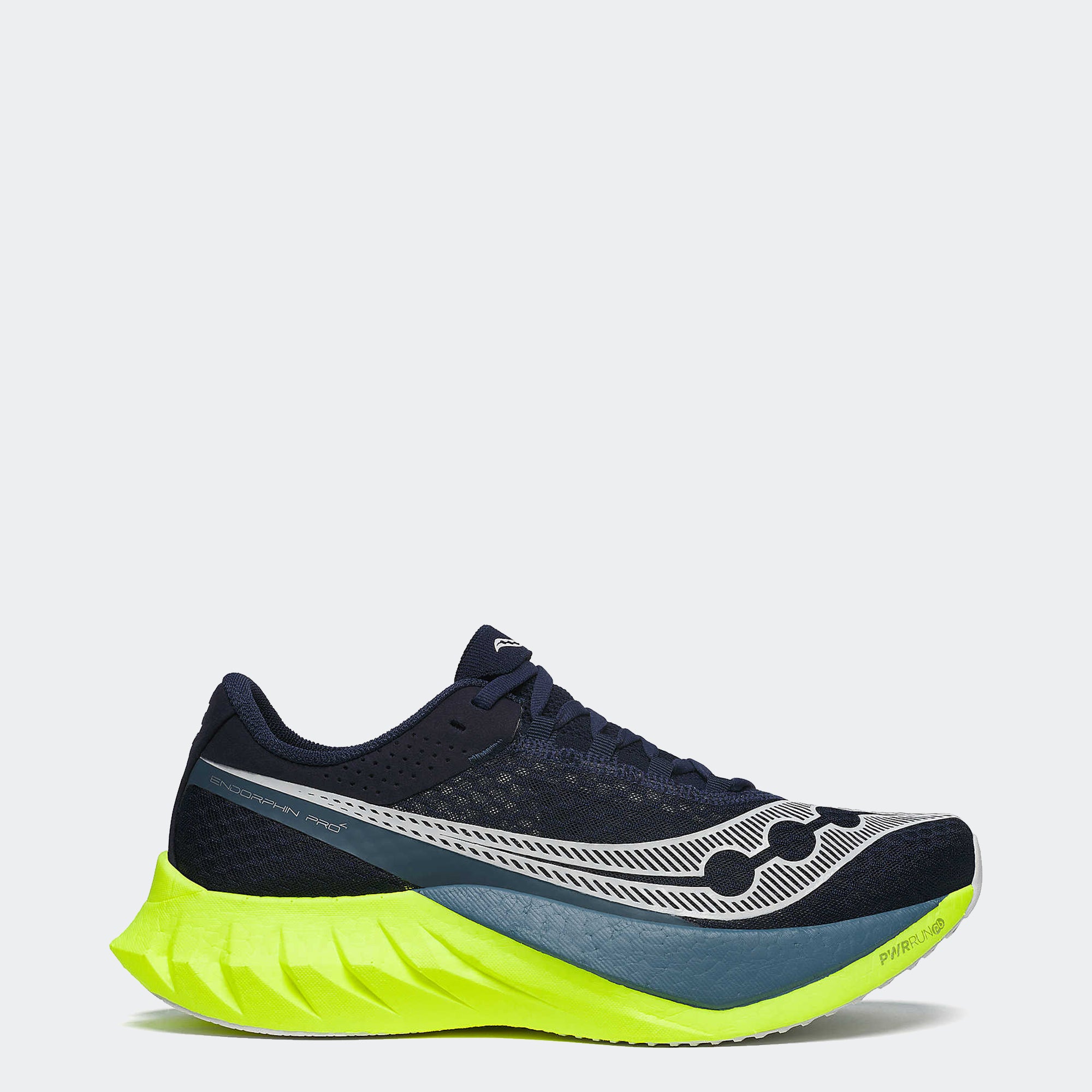 Men's Saucony Endorphin Pro 4 Solar Shoes Navy / Citron
