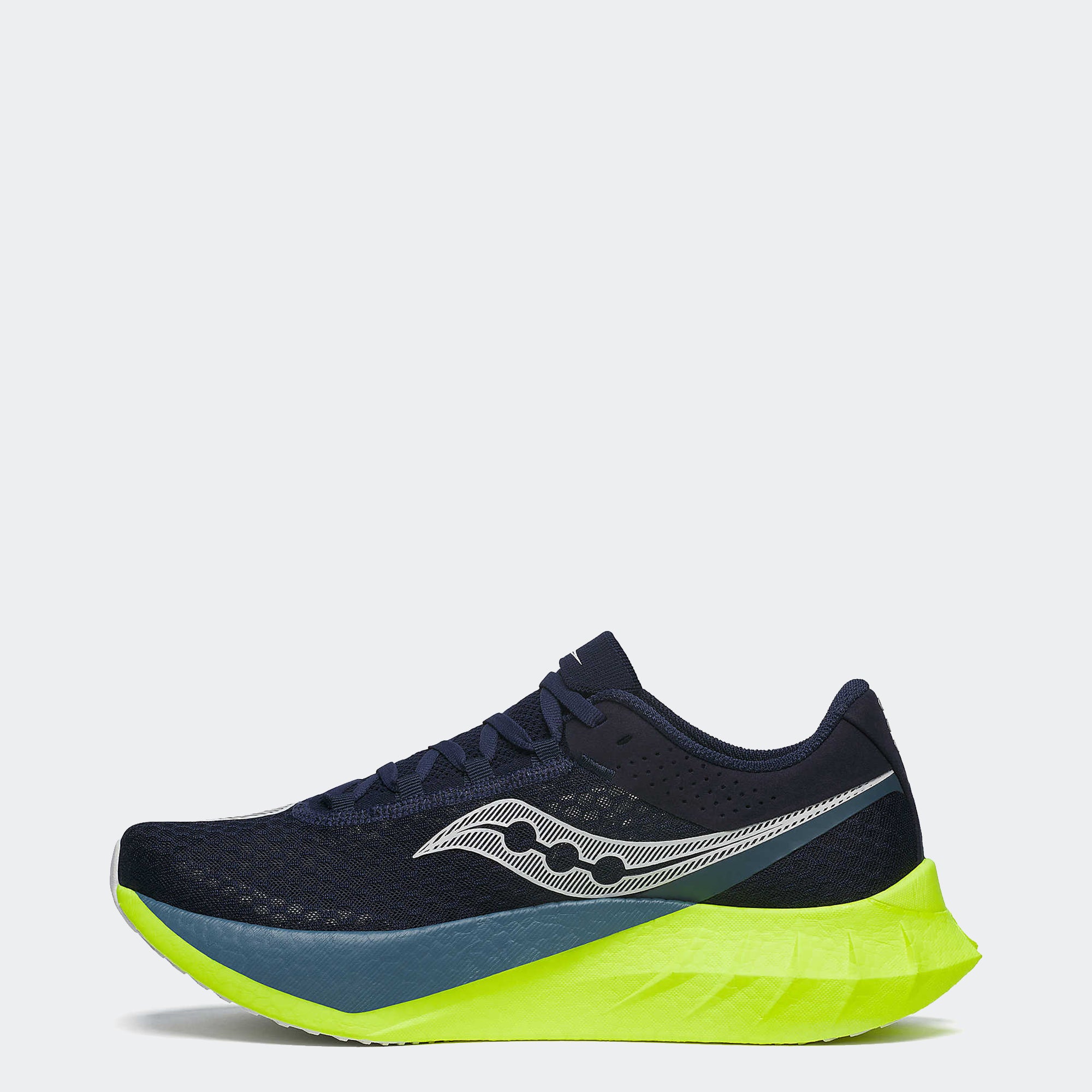 Men's Saucony Endorphin Pro 4 Solar Shoes Navy / Citron
