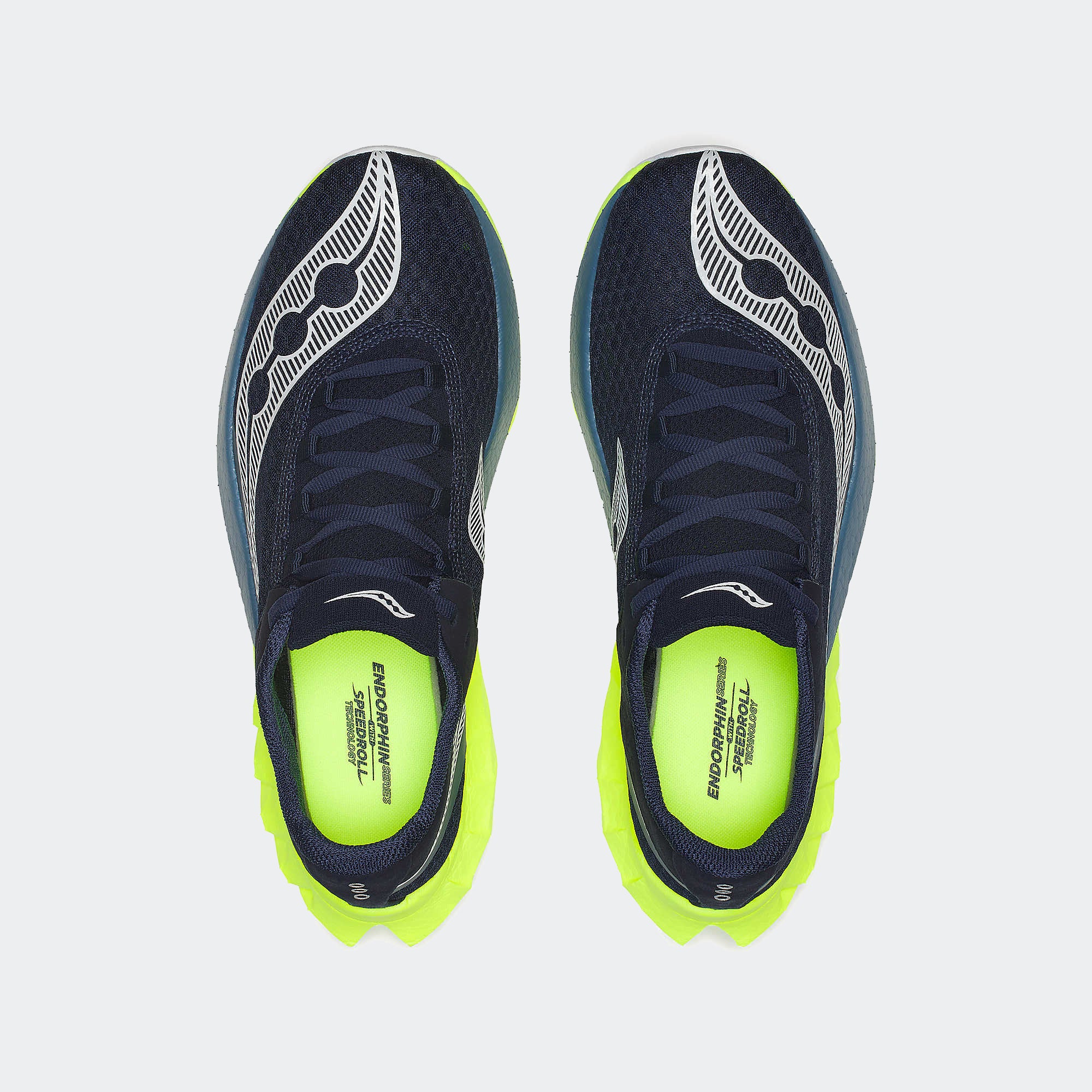Men's Saucony Endorphin Pro 4 Solar Shoes Navy / Citron