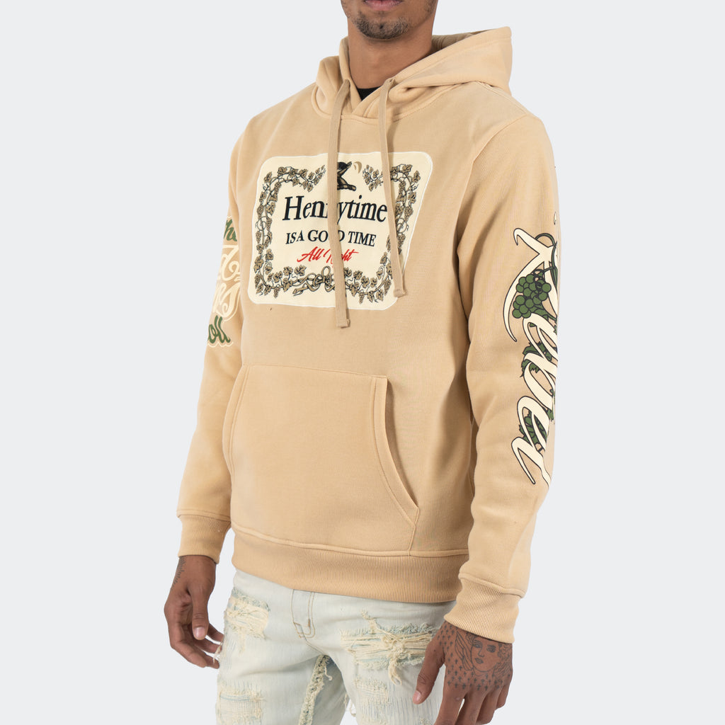 Men's TWO MILL TWENTY Hennytime Hoodie Khaki