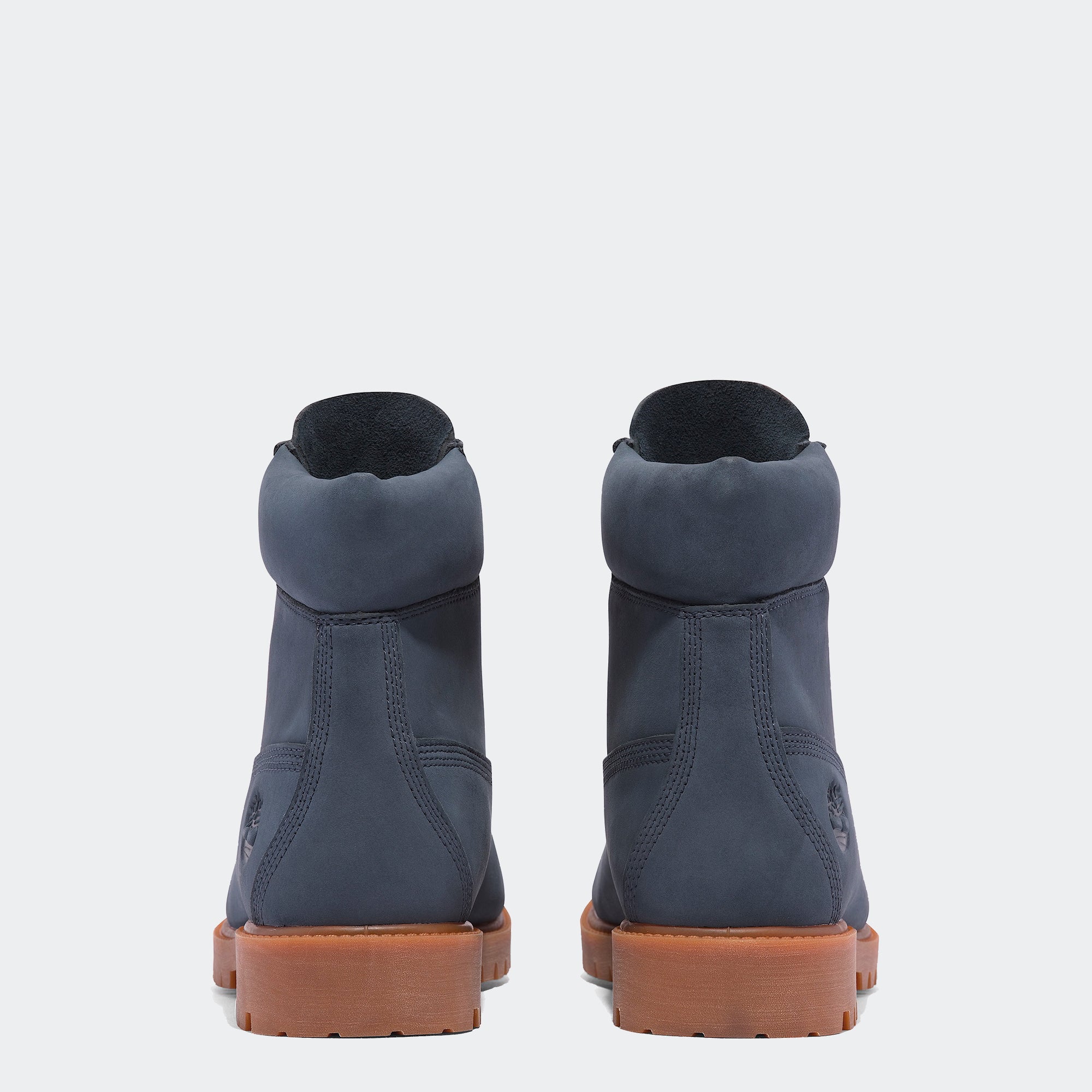 Men's Timberland Heritage 6-Inch Waterproof Boots Dark Blue Nubuck