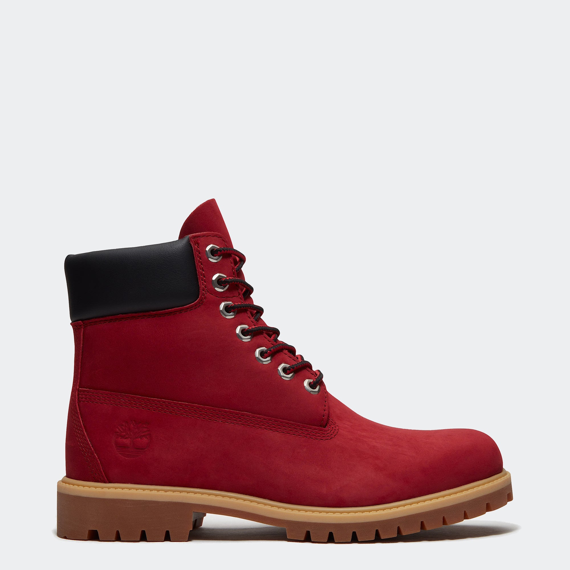 Men's Timberland Premium 6-Inch Waterproof Boots Dark Red Nubuck