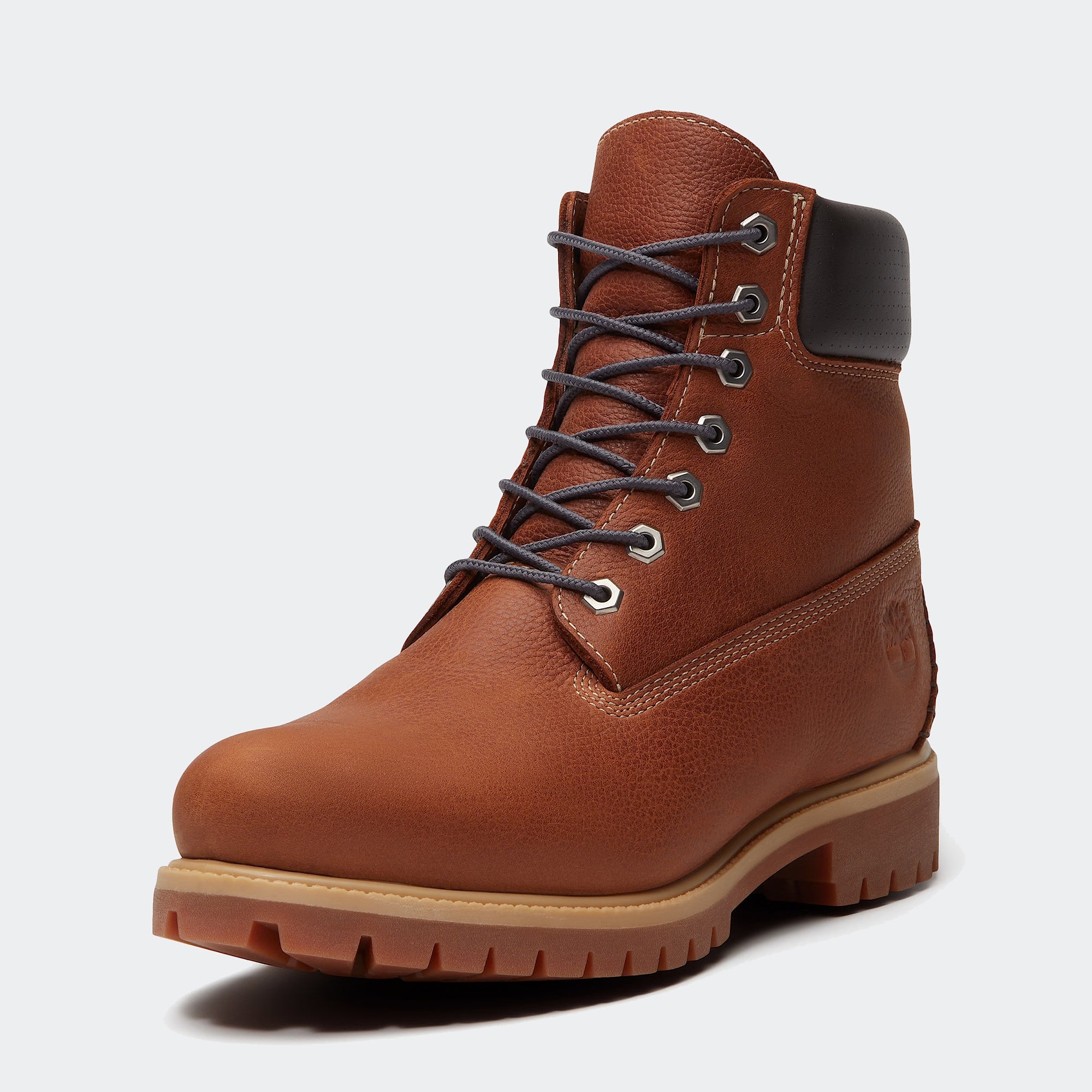 Men's Timberland Road Trip Premium 6-Inch Waterproof Boots Rust Full-Grain