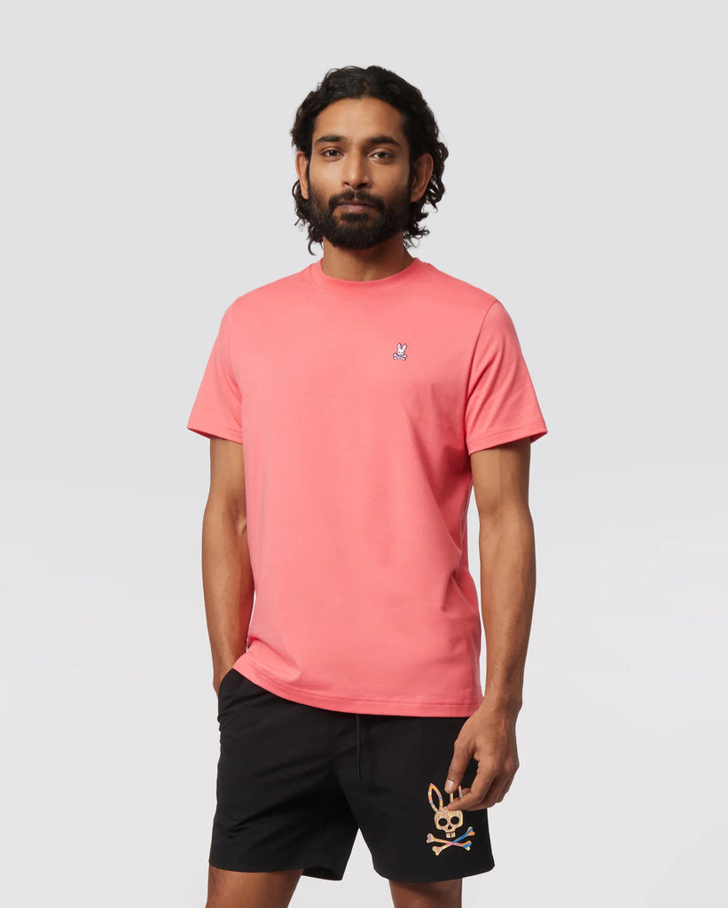 Men's Psycho Bunny Classic Crew Neck Tee Grapefruit