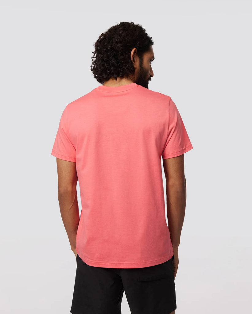 Men's Psycho Bunny Classic Crew Neck Tee Grapefruit