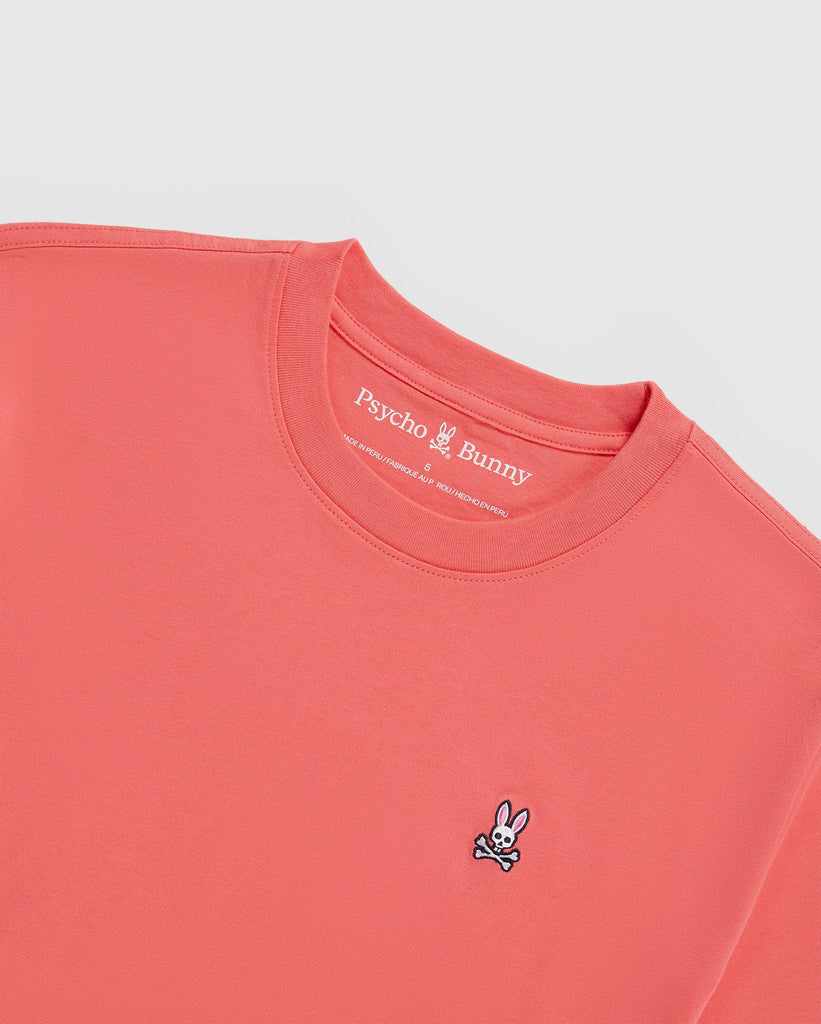 Men's Psycho Bunny Classic Crew Neck Tee Grapefruit