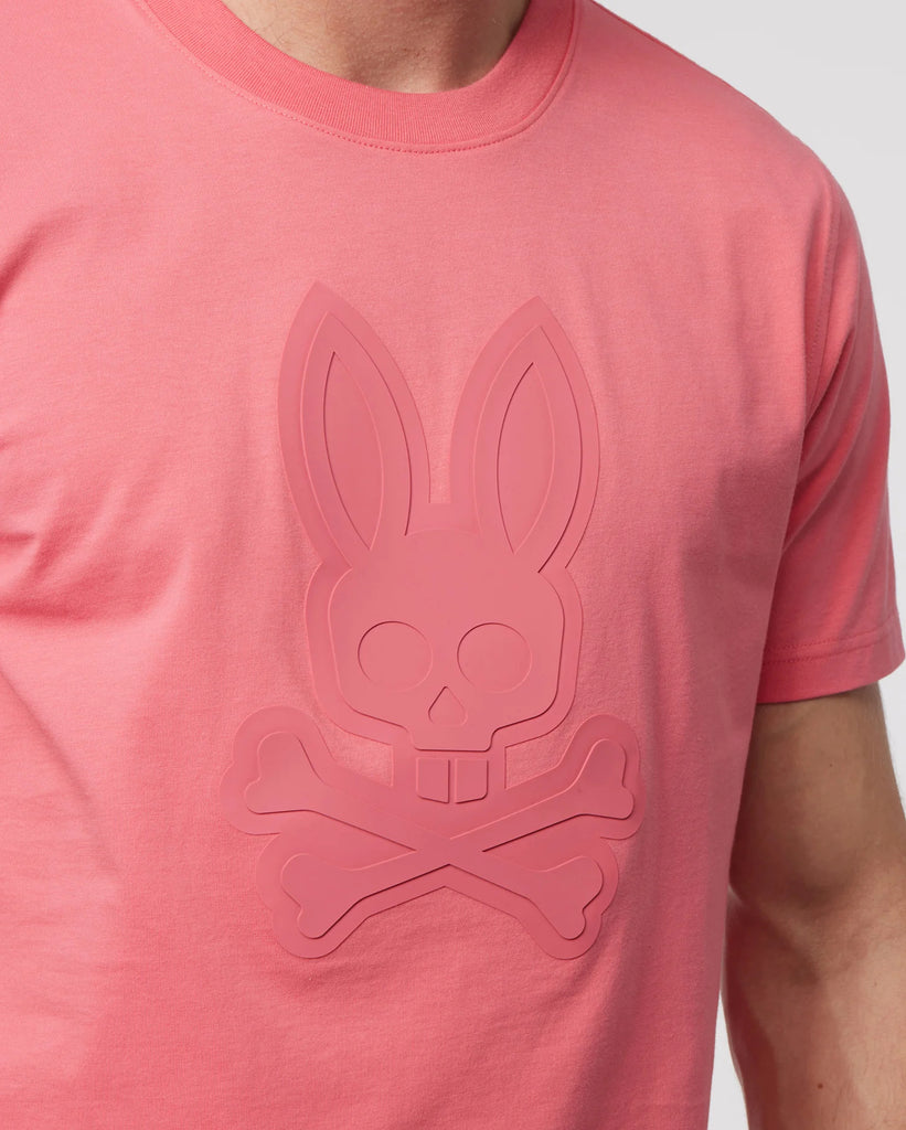 Men's Psycho Bunny Damon Graphic Tee Grapefruit