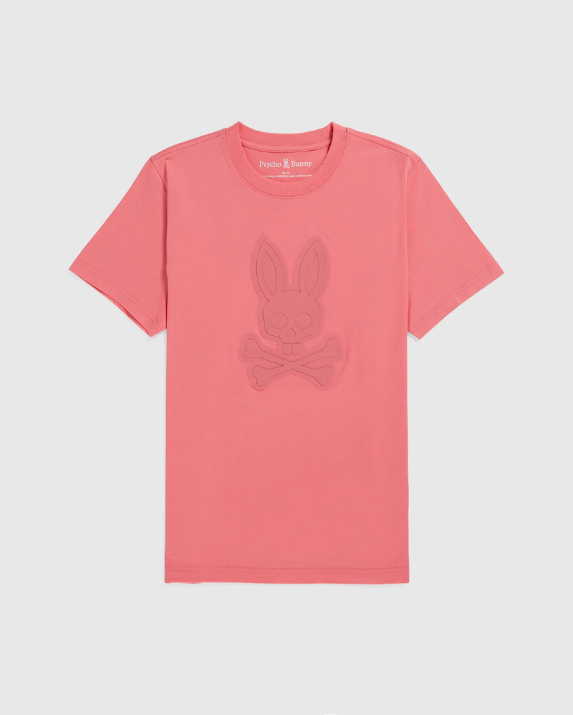 Men's Psycho Bunny Damon Graphic Tee Grapefruit