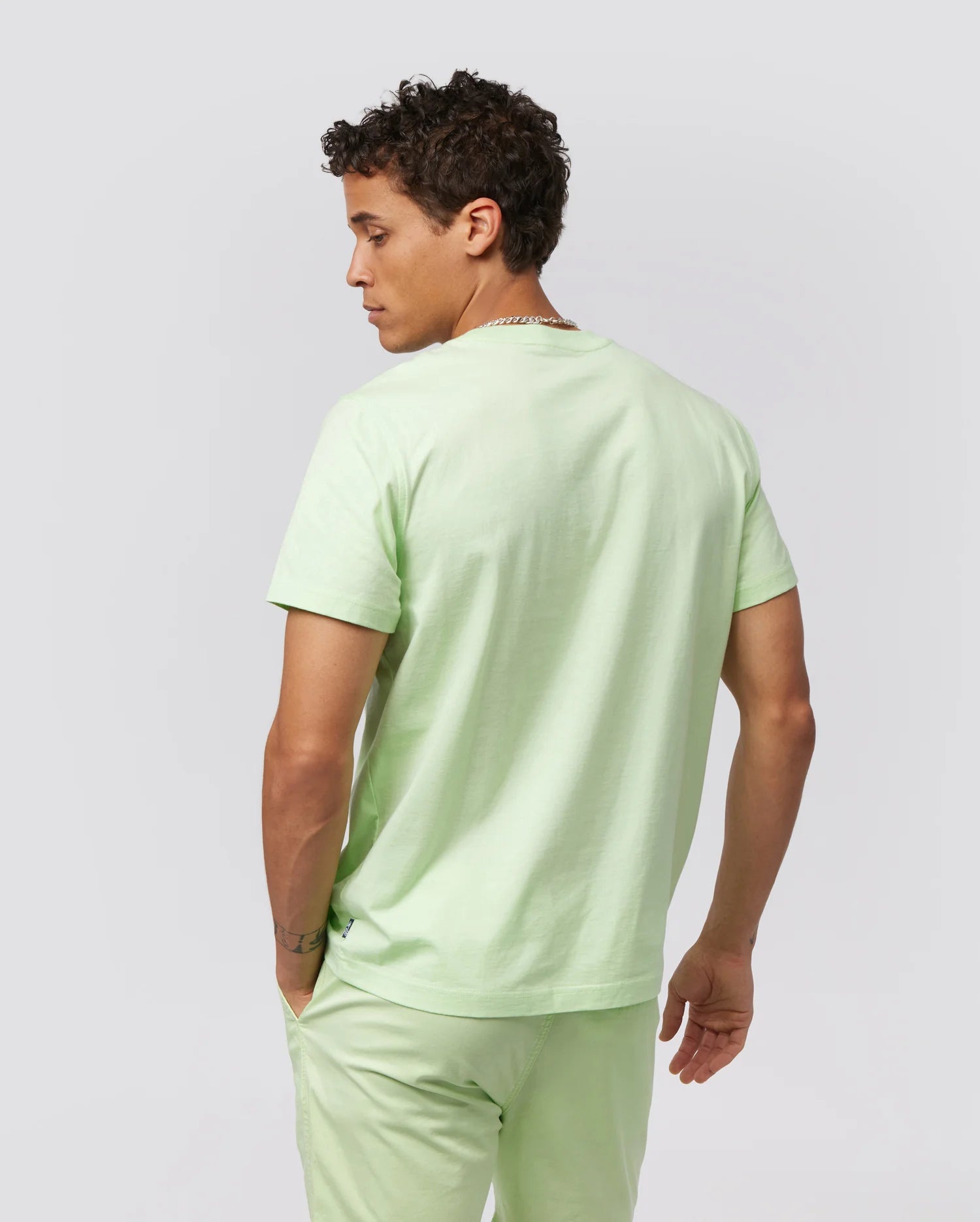 Men's Psycho Bunny Damon Graphic Tee Patina Green