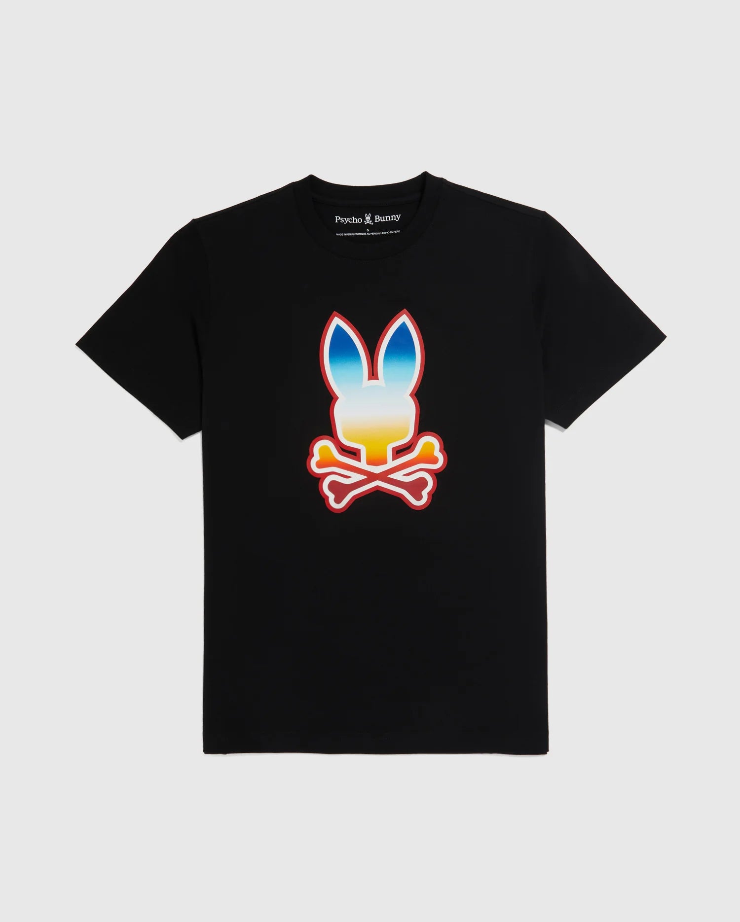 Men's Psycho Bunny Guy Graphic Tee Black