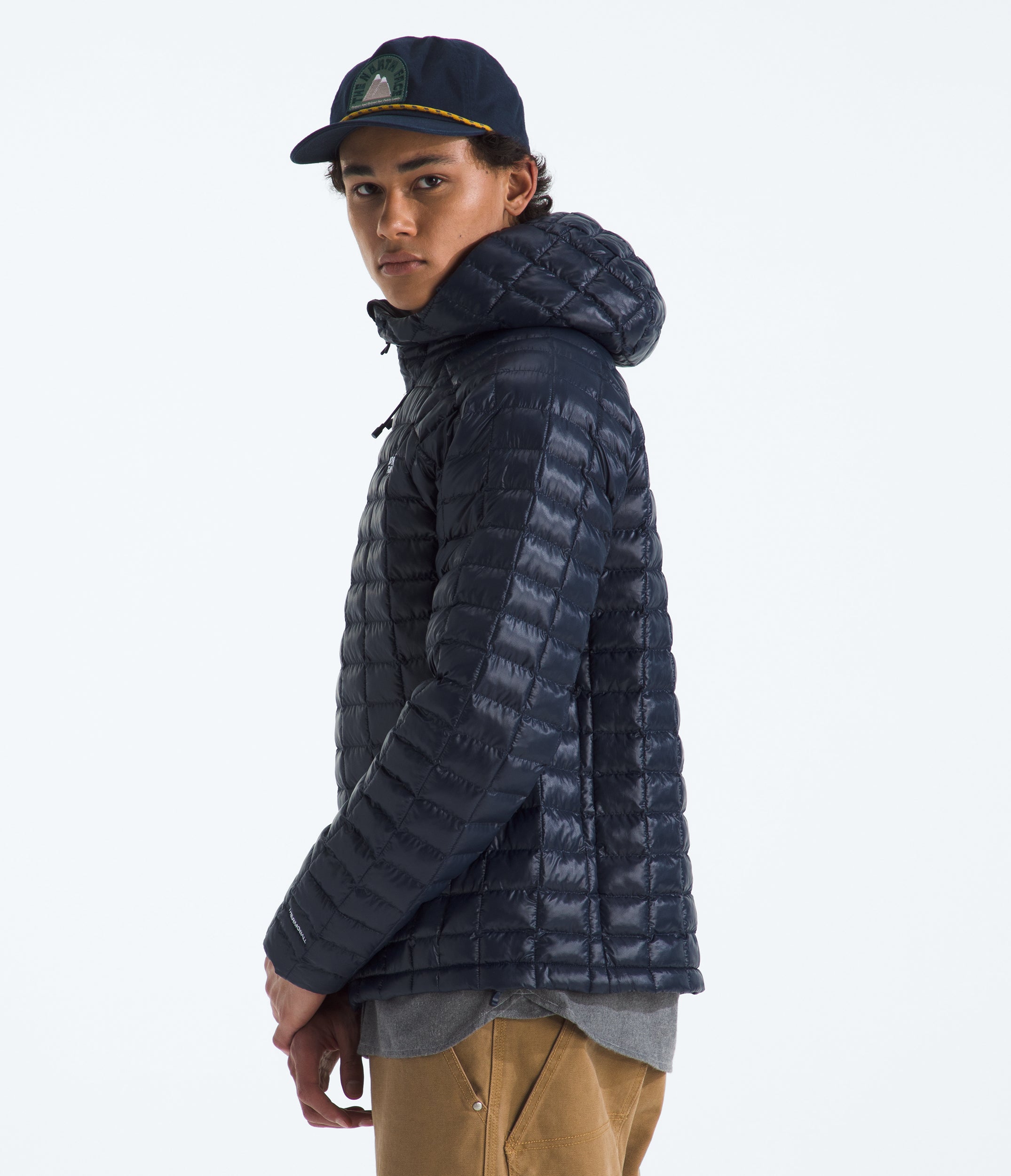 Men's The North Face Thermoball Hooded Jacket Summit Navy