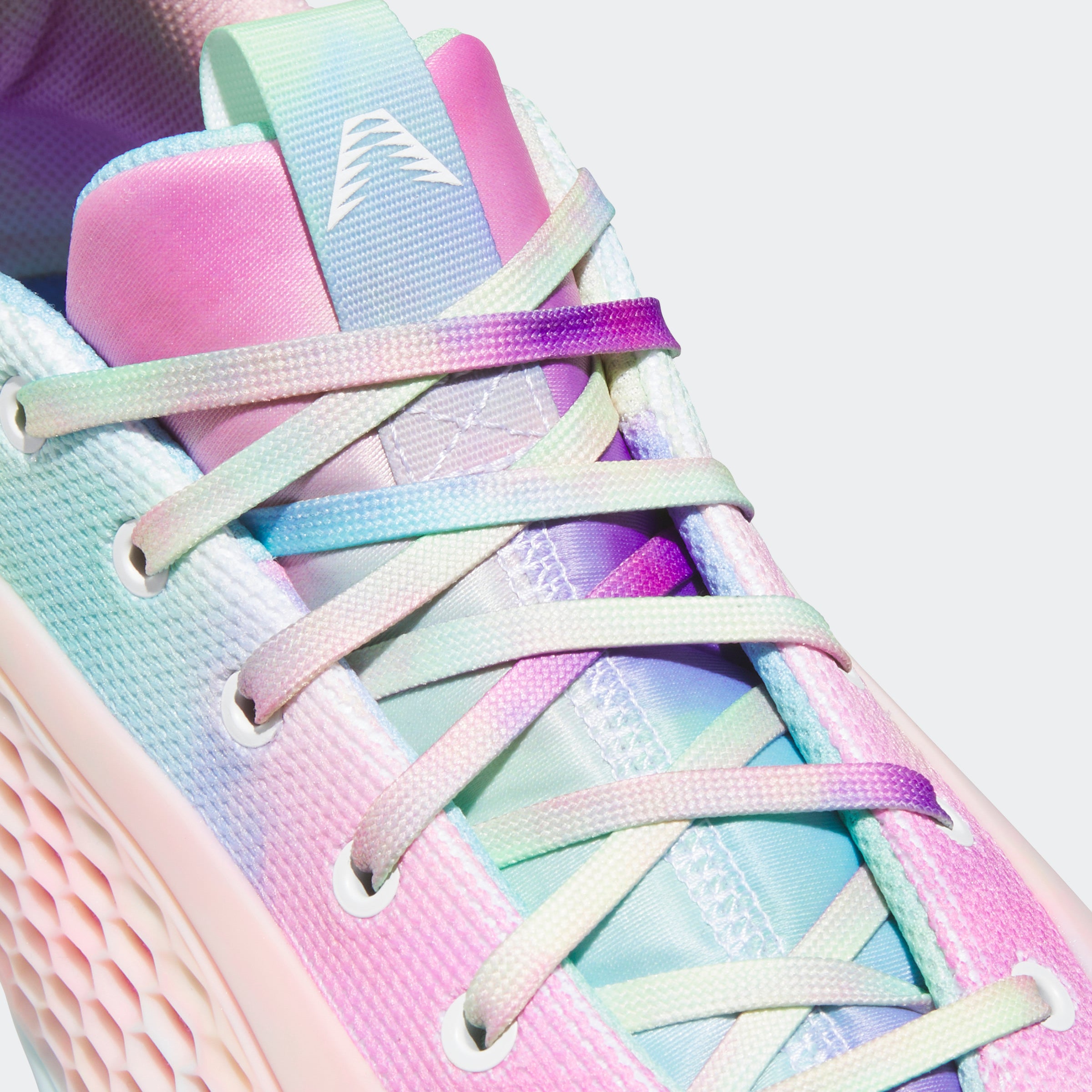 Men's adidas Basketball Anthony Edwards 1 Low Shoes Cloud White / Acid Orange / Bliss Pink