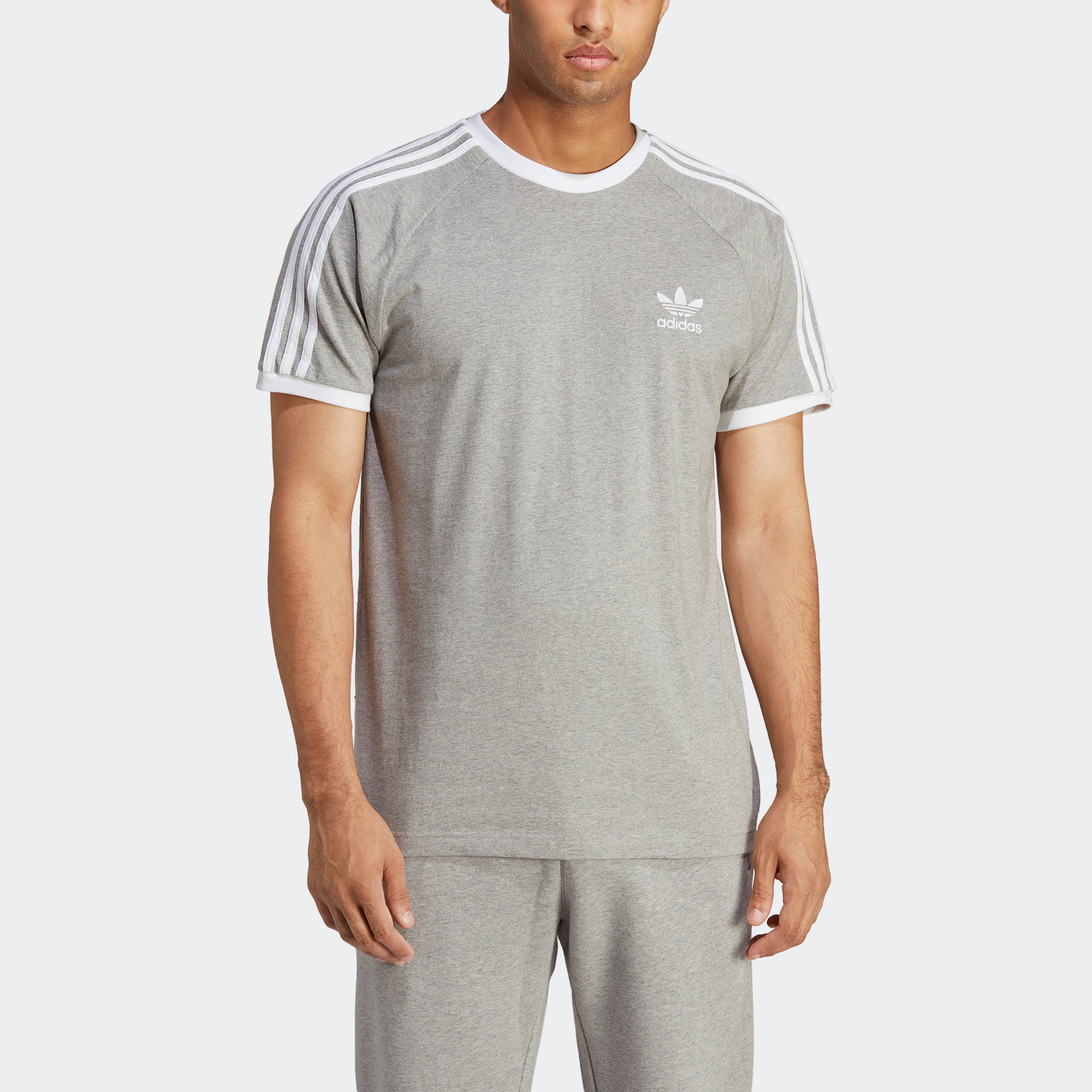 Men’s adidas Originals Adicolor Classics 3-Stripes Tee Medium Grey Heather