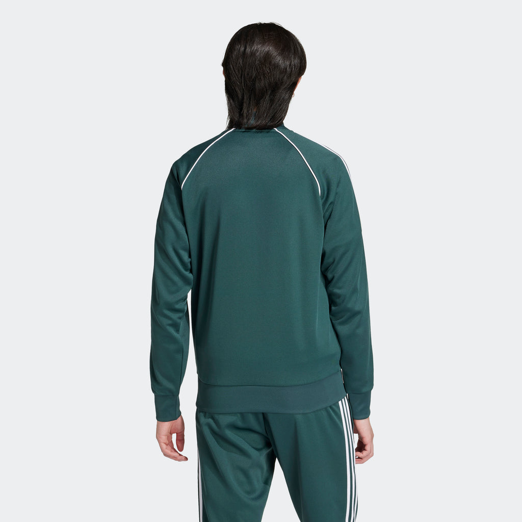 Men's adidas Originals Adicolor Classics SST Track Jacket Mineral Green