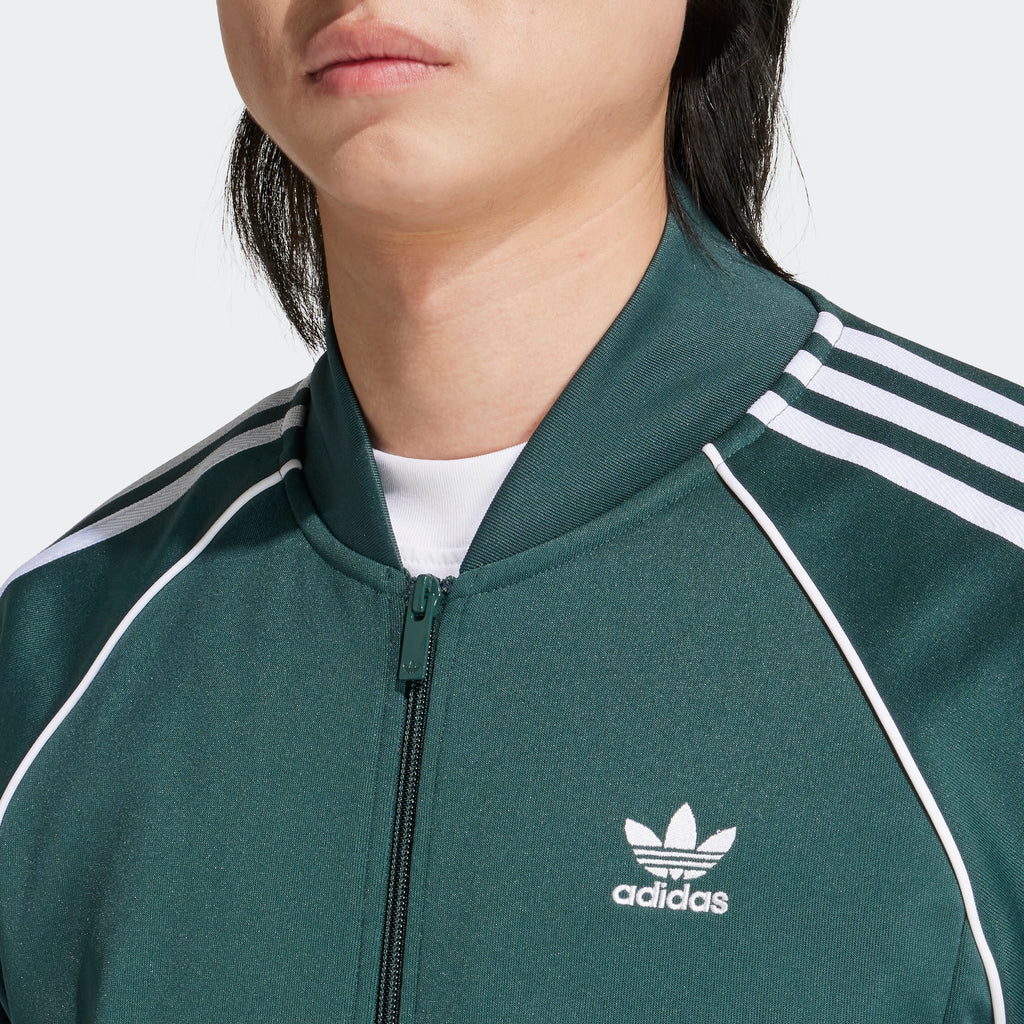 Men's adidas Originals Adicolor Classics SST Track Jacket Mineral Green