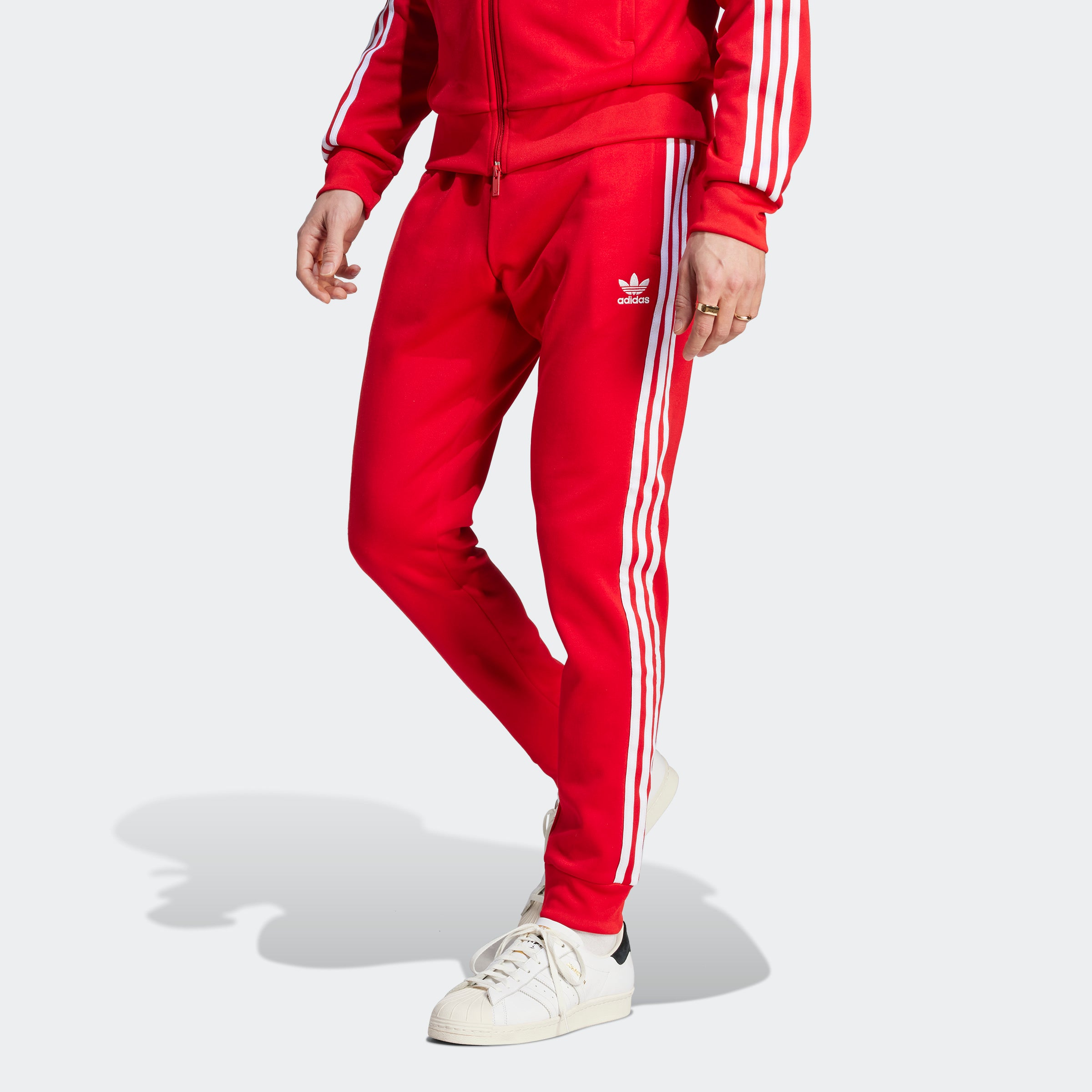 Men's adidas Originals Adicolor Classics SST Track Pants Better Scarlet
