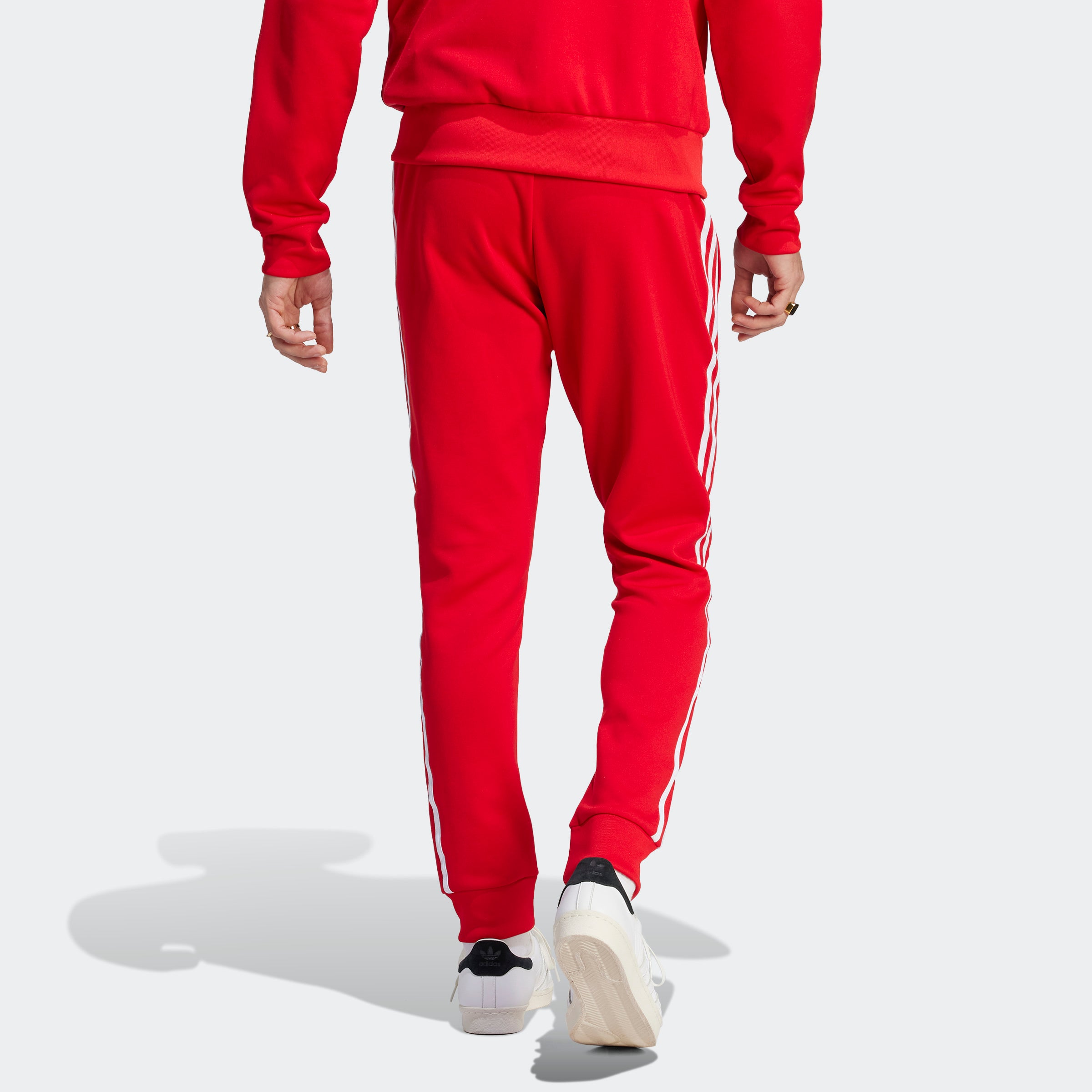Men's adidas Originals Adicolor Classics SST Track Pants Better Scarlet
