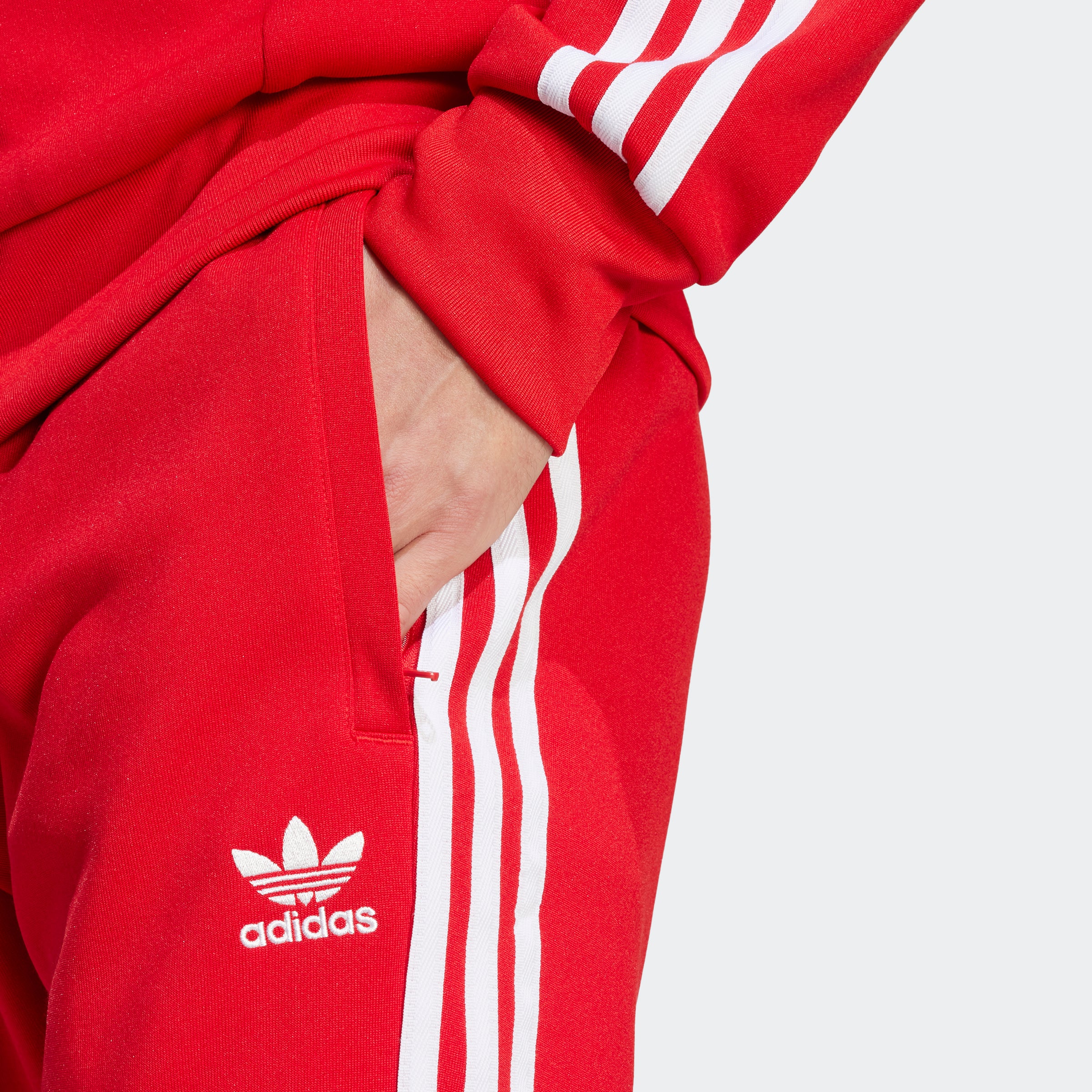 Men's adidas Originals Adicolor Classics SST Track Pants Better Scarlet