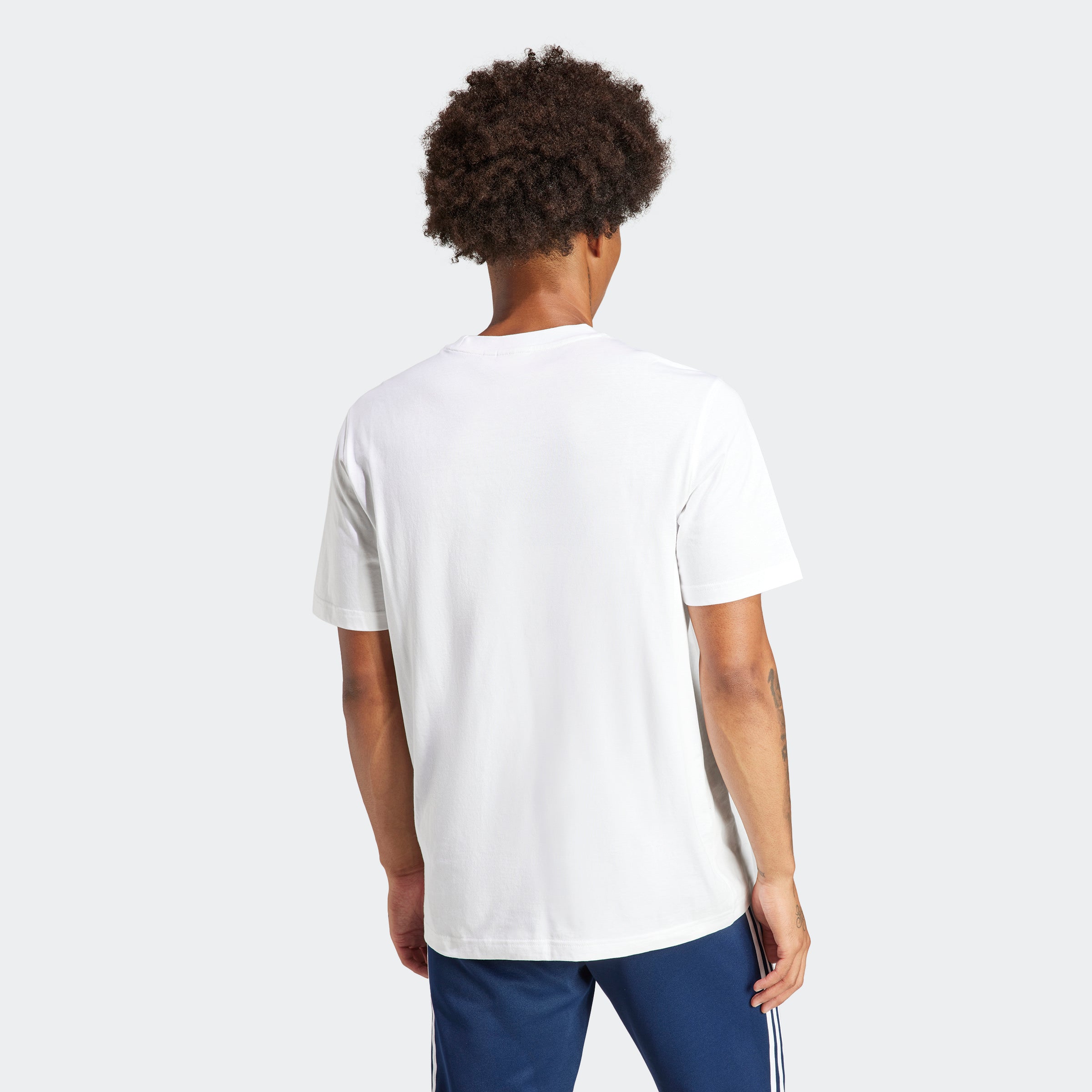 Men’s adidas Originals Adicolor Trefoil Tee White