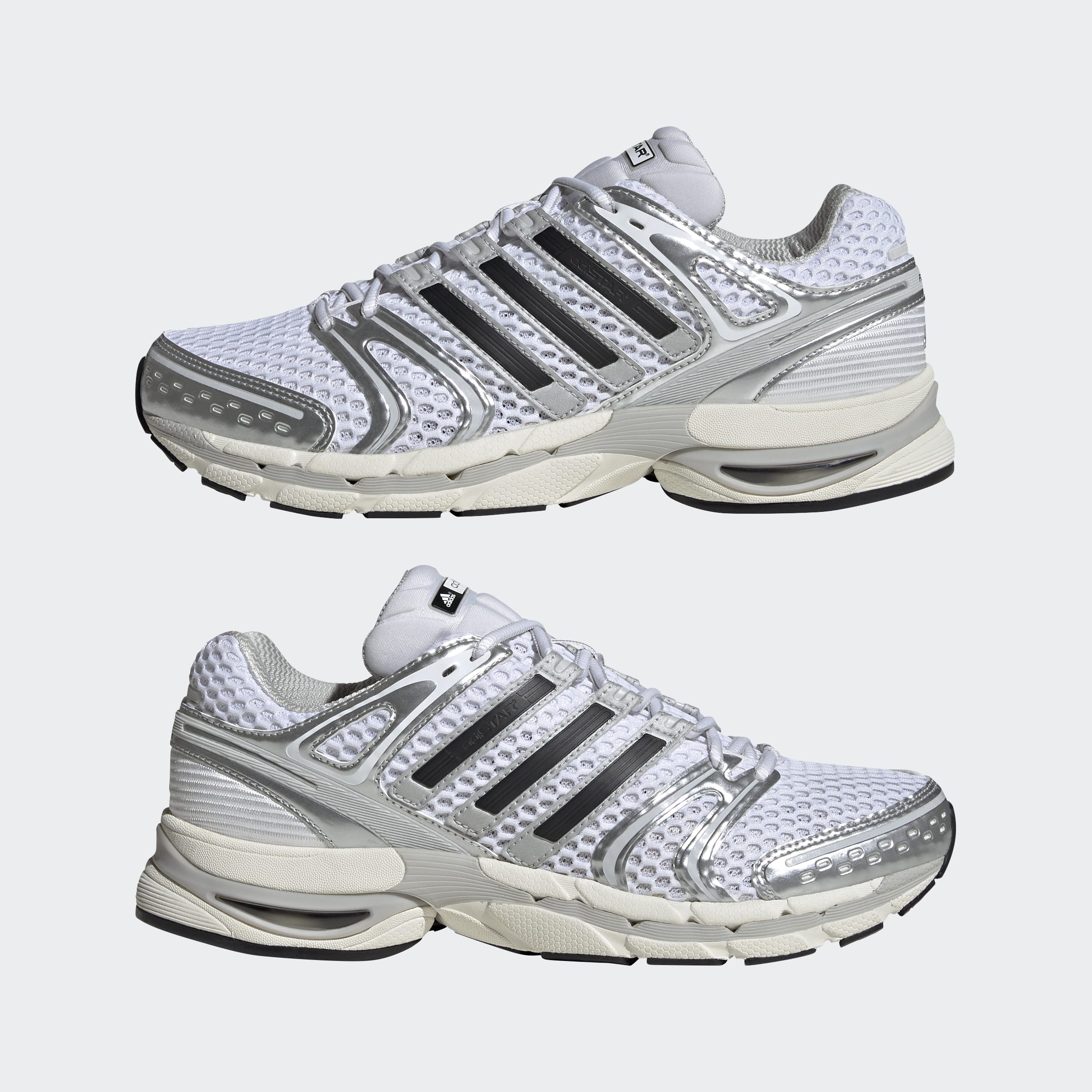 Men's adidas Originals Adistar Control 5 Shoes Silver Metallic/Grey One