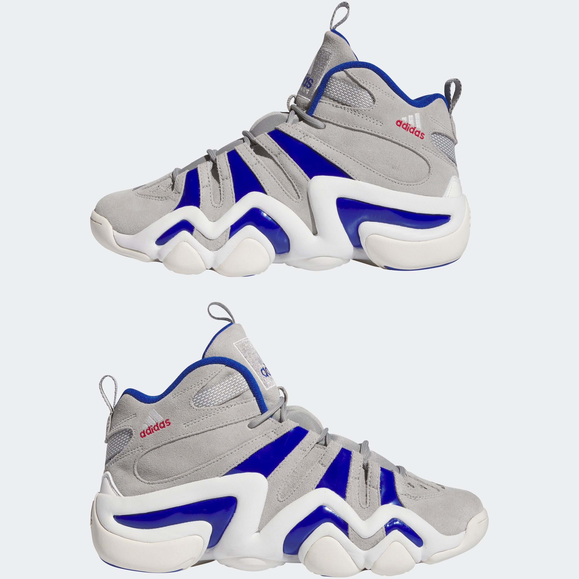 Men's adidas Originals Crazy 8 Shoes Grey Royal Blue
