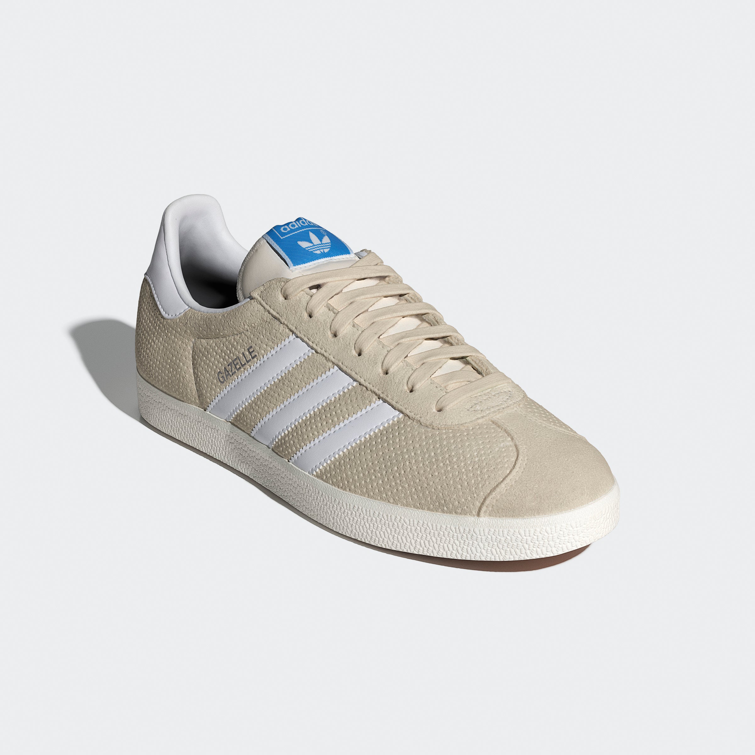 Men's adidas Originals Gazelle Shoes Wonder White