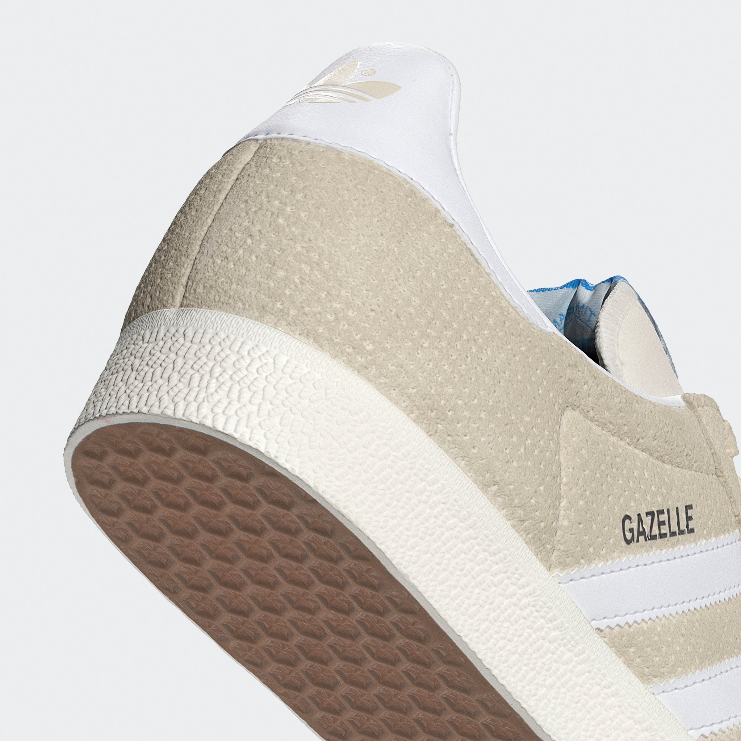 Men's adidas Originals Gazelle Shoes Wonder White