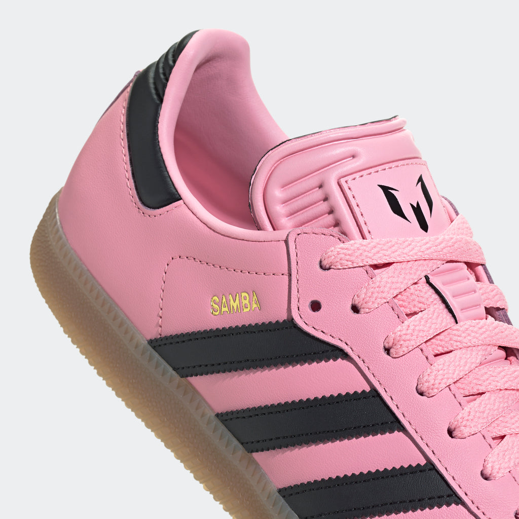 Men's adidas Originals Samba Messi Shoes Light Pink